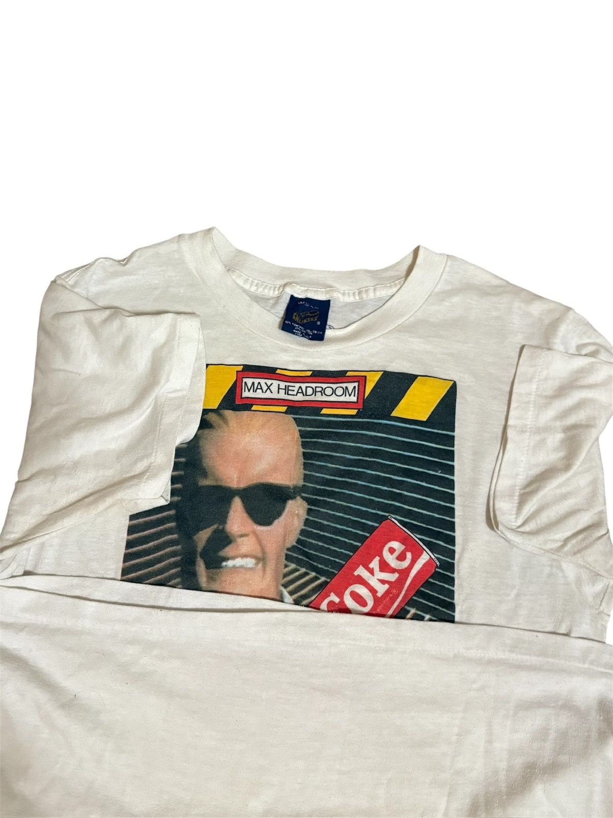 Vintage 1987 max headroom Coca Cola T shirt Size US M / EU 48-50 / 2 - 4 Thumbnail