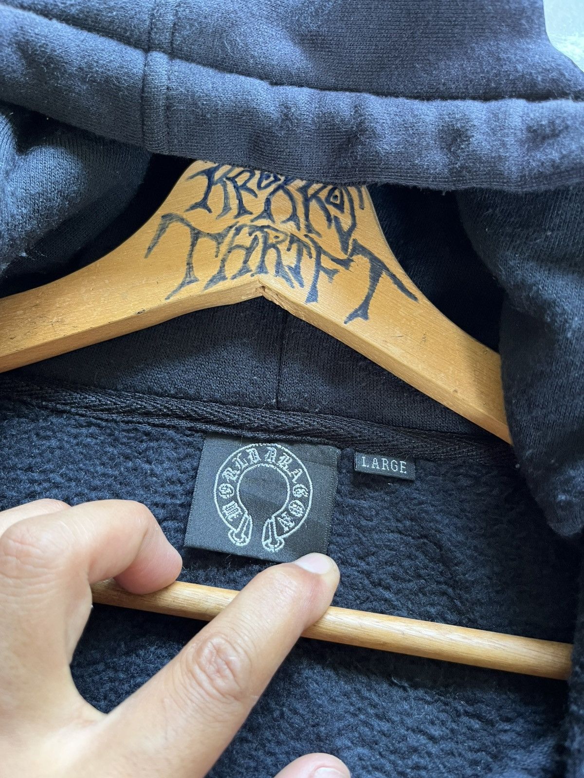 Japanese Brand 🔥RARE Tattoo Design CH inspired Hoodie Japan Brand Size US L / EU 52-54 / 3 - 6 Thumbnail