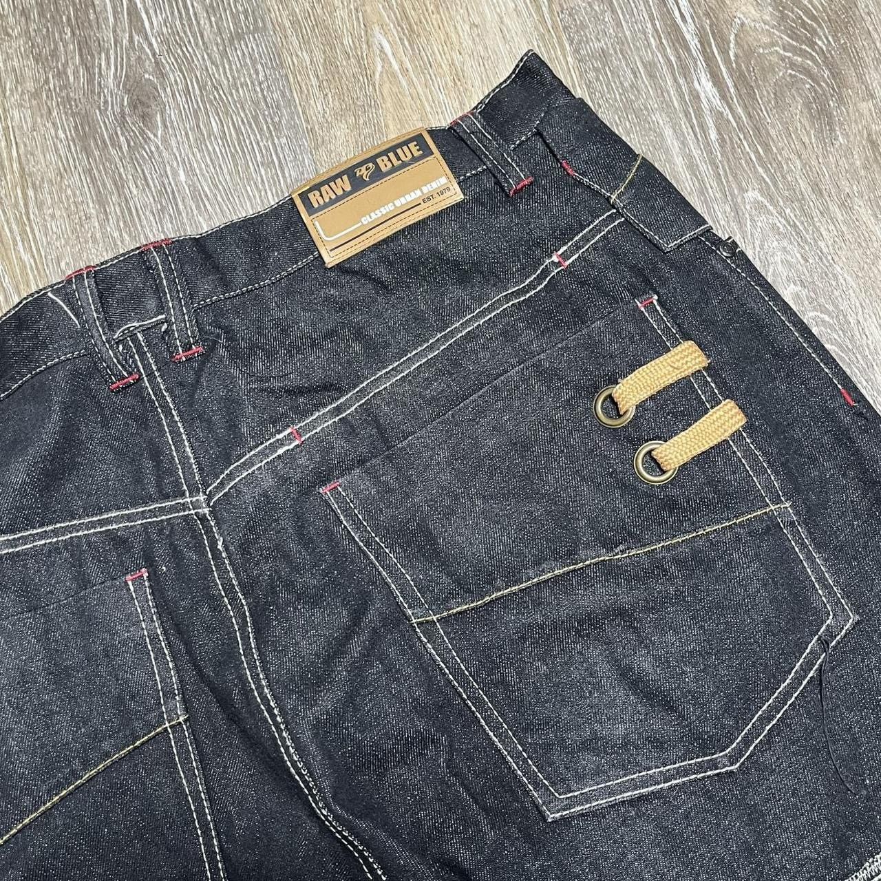 Vintage RARE baggy raw blue wheat timb jeans Size US 38 / EU 54 - 7 Thumbnail