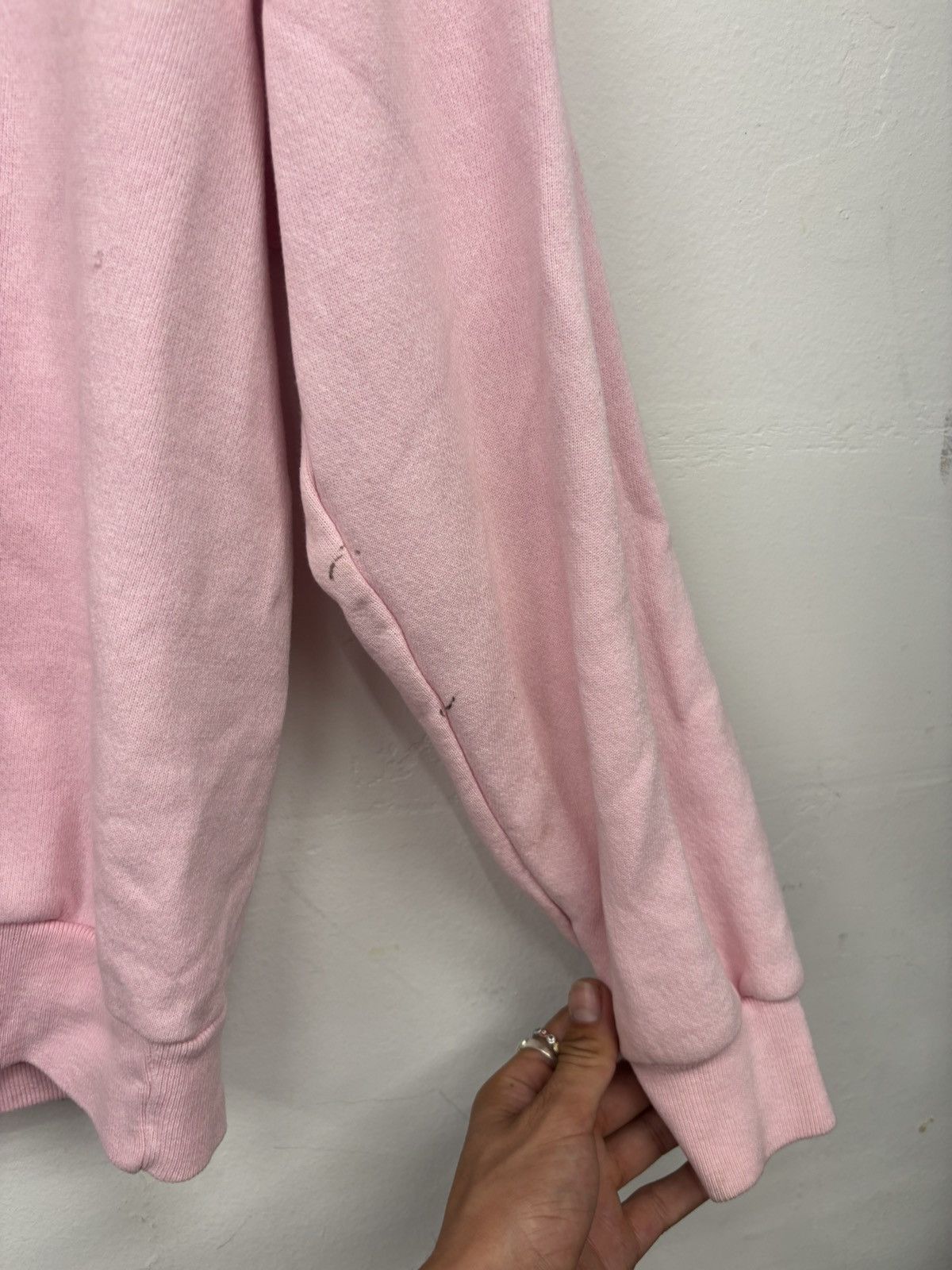 Hanes Pink Hanes zip up with cool distressing Size US L / EU 52-54 / 3 - 9 Thumbnail