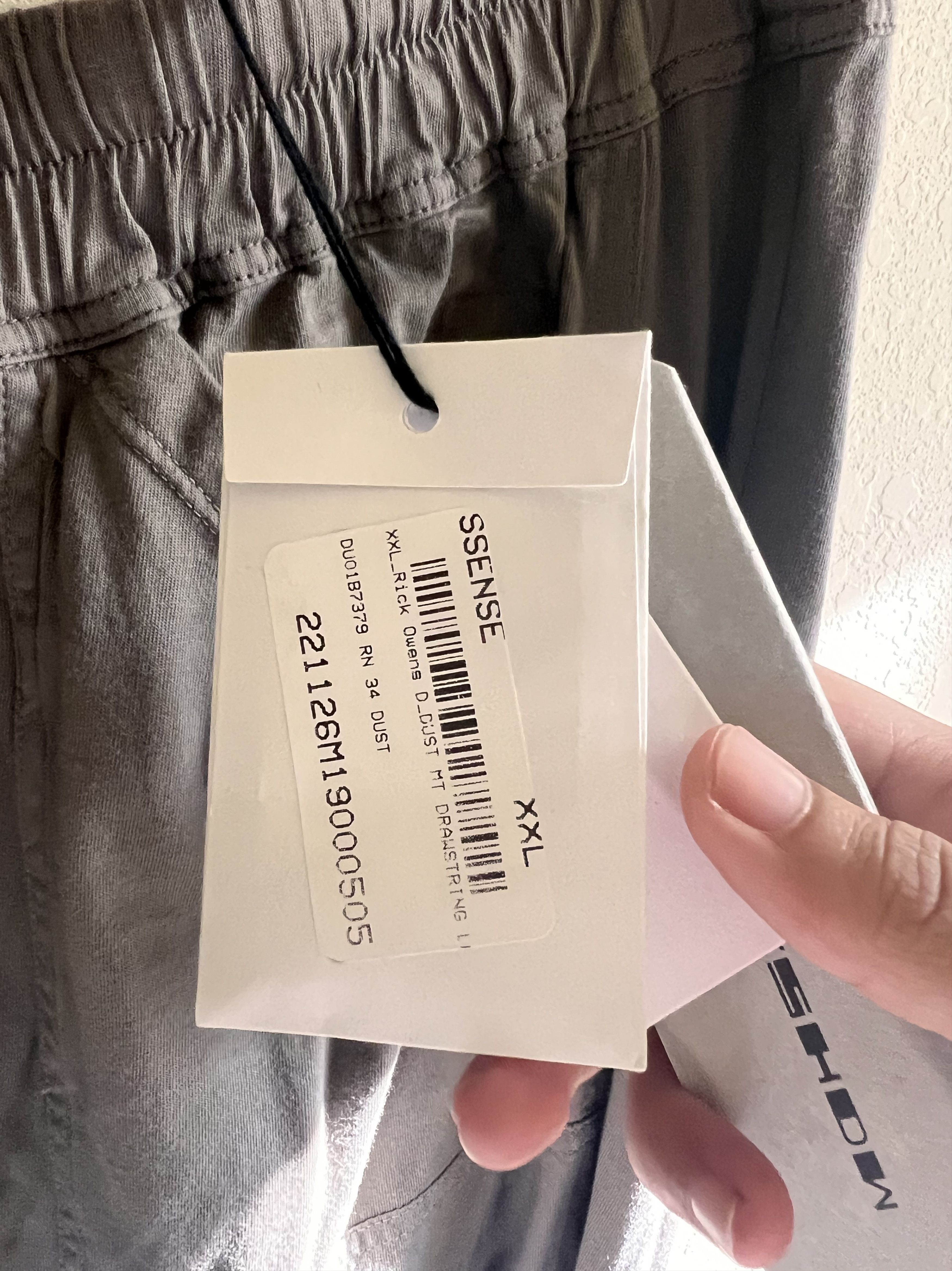 Rick Owens Drkshdw Rick Owens x DRKSHDW US 2XL Drawstring Track Pants Dust Size US 40 / EU 56 - 7 Thumbnail