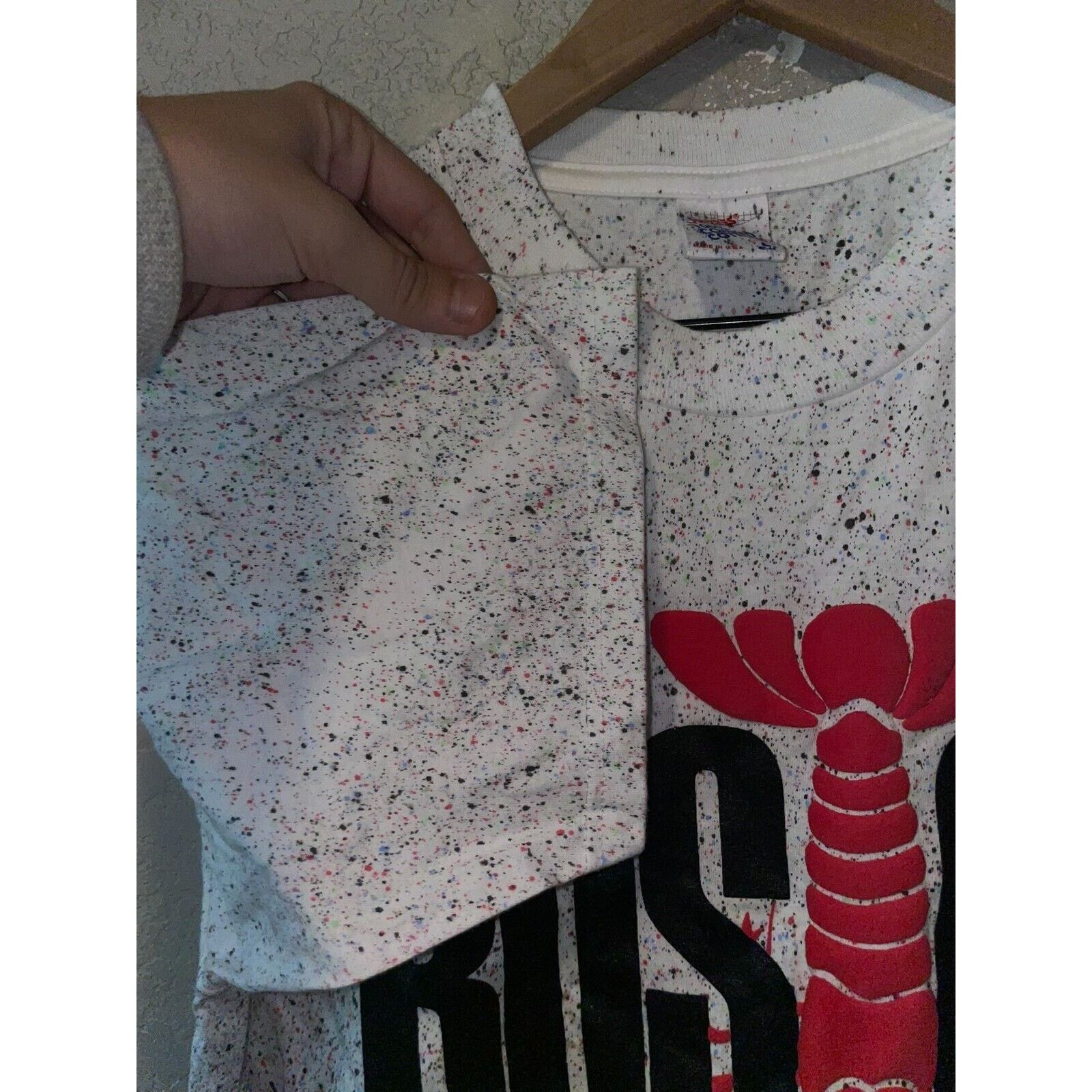 Jerzees Vintage Boston Shirt Lobster Tee USA Made 90s Large VTG Size US M / EU 48-50 / 2 - 7 Thumbnail