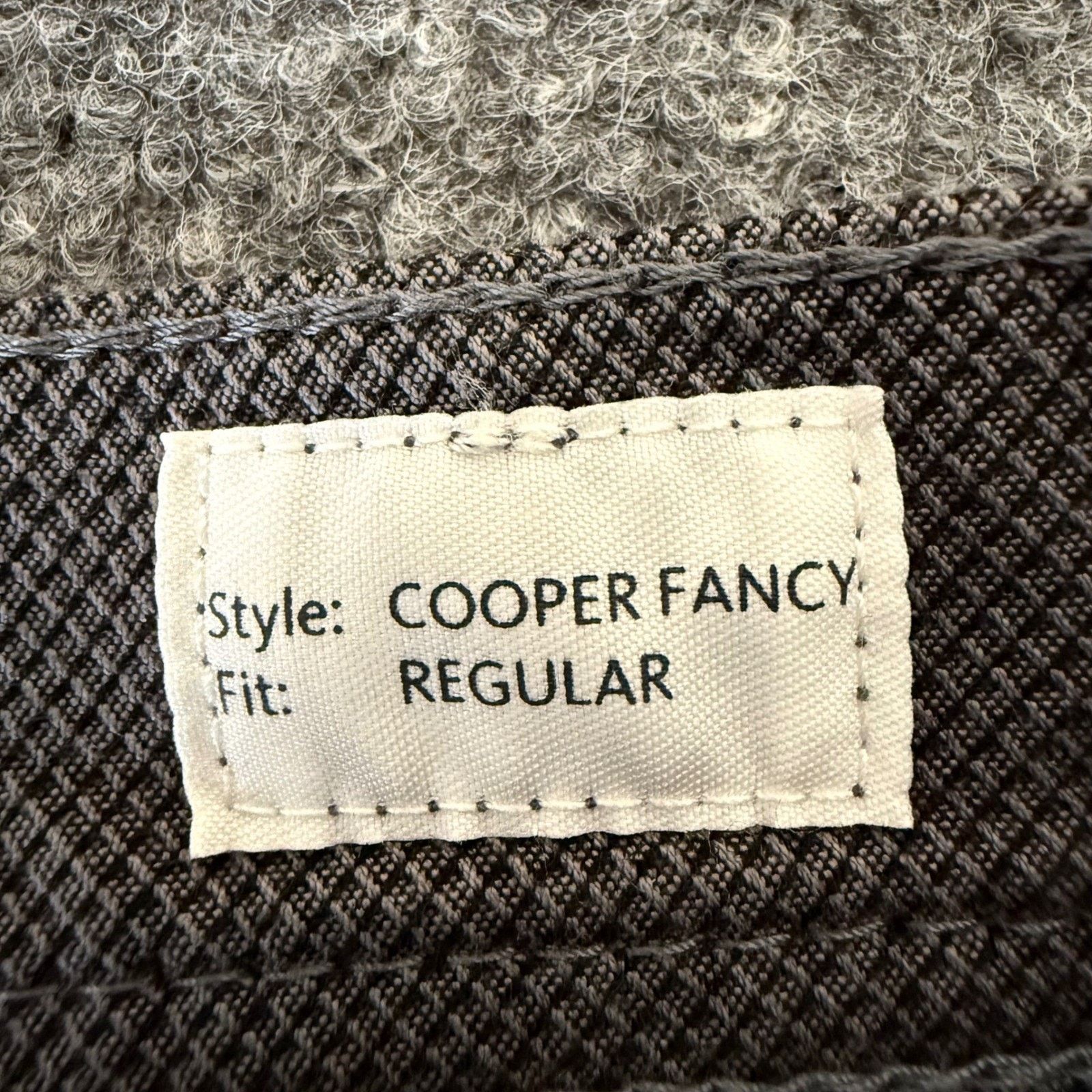 BRAX BRAX Cooper Chino Pants Mens 32x34 (32x32) Gray Casual Slim Size US 32 / EU 48 - 3 Thumbnail