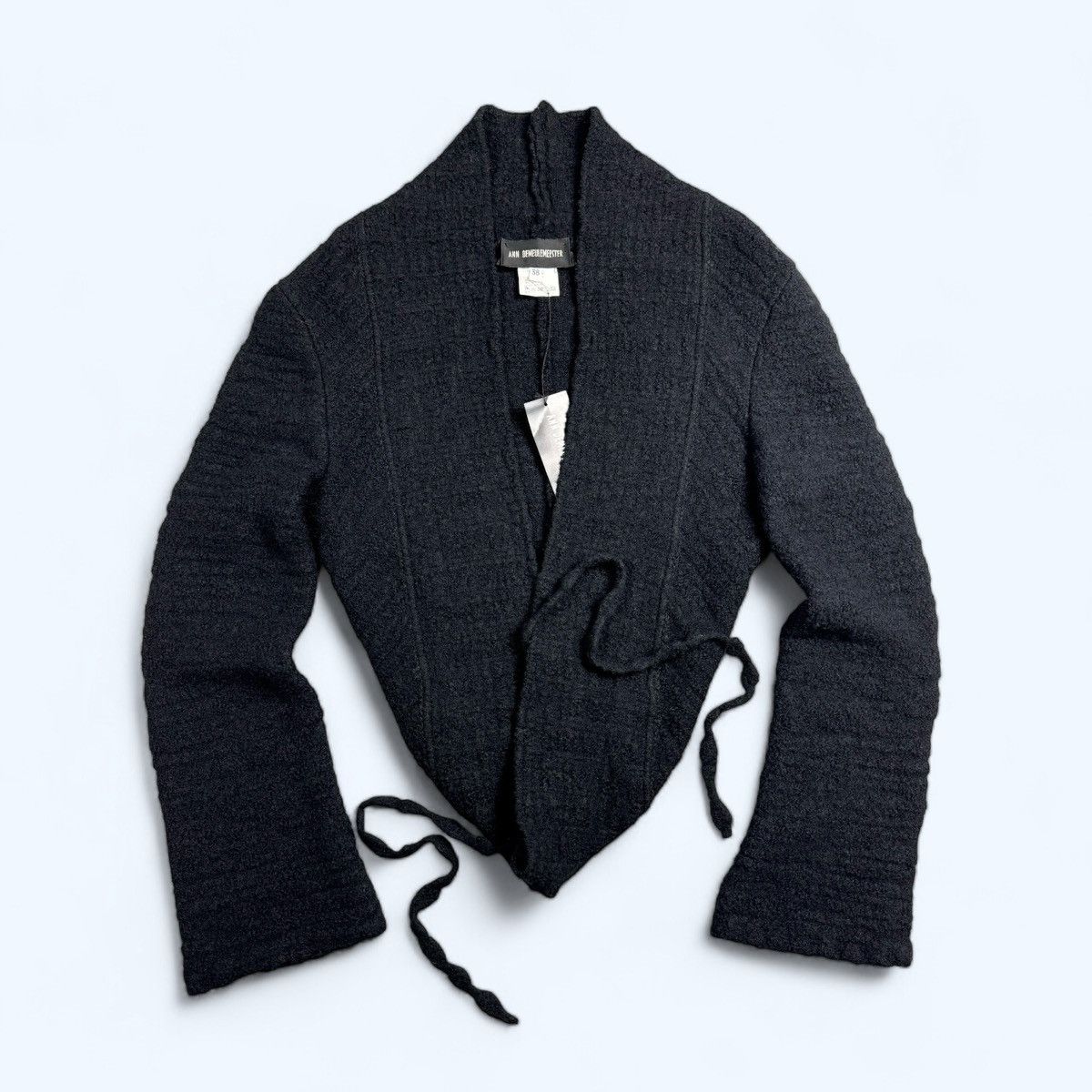 Ann Demeulemeester Ann Demeulemeester Boiled Knitted Wool Cape / Bolero Size 38 Size XS / US 0-2 / IT 36-38 - 1 Thumbnail