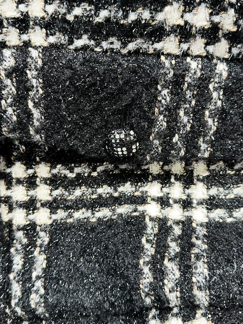 Chanel Chanel 22K black and white color block 36-yard plaid long- Size XS / US 0-2 / IT 36-38 - 5 Thumbnail