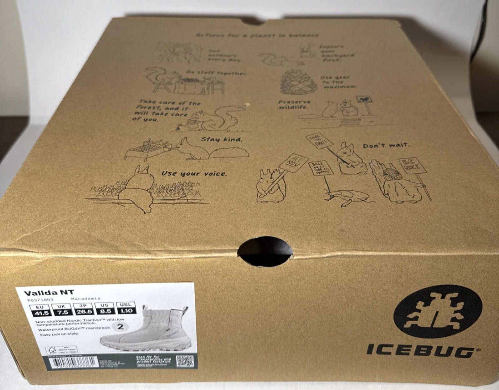 Other ICEBUG Vallda NT Unisex Pull on Winter Boot Shoe Macadamia Size US 8.5 / EU 41-42 - 6 Thumbnail