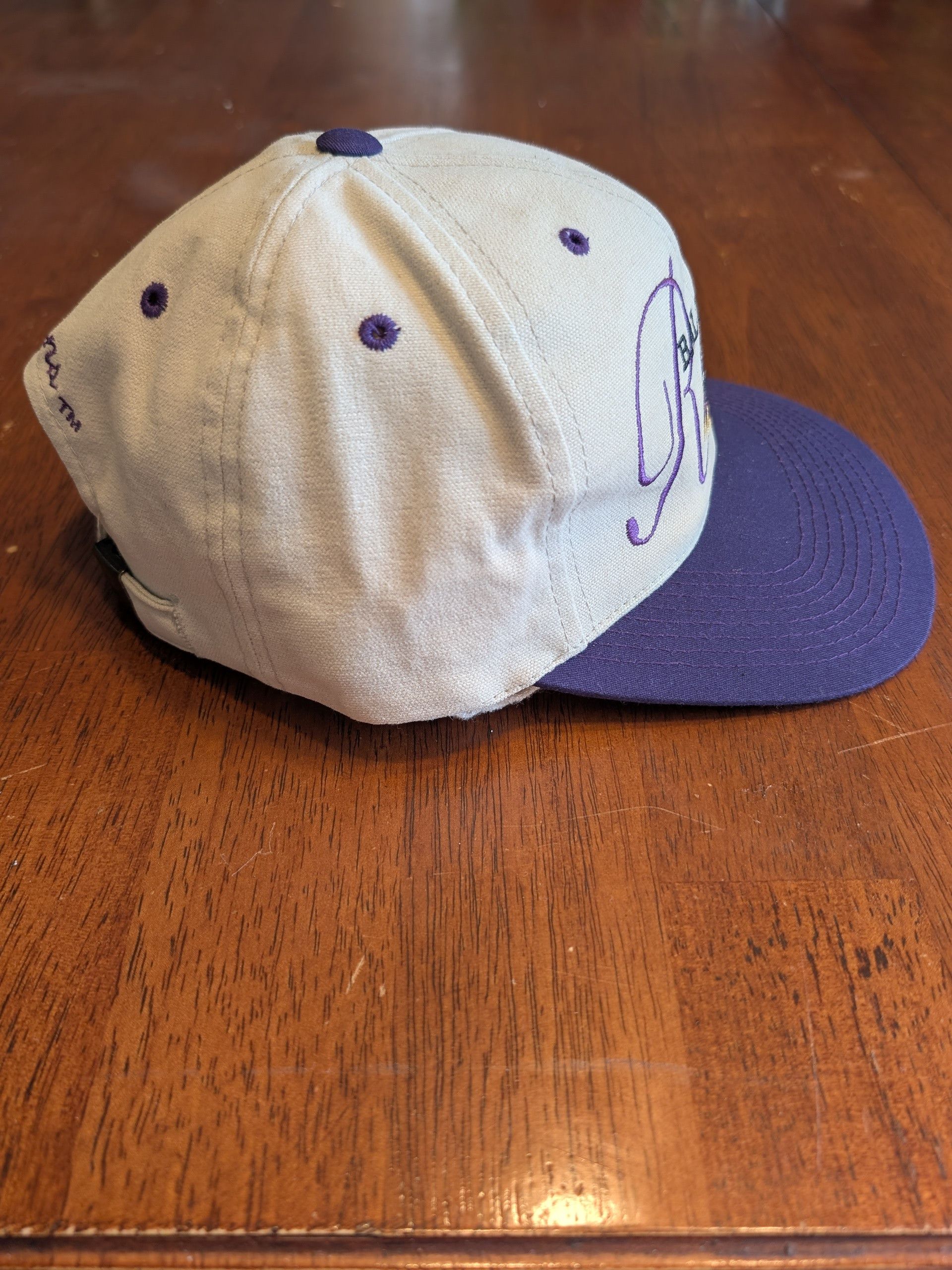 Drew Pearson 1996 Baltimore Ravens Script Drew Pearson Strapback Hat Size ONE SIZE - 2 Thumbnail