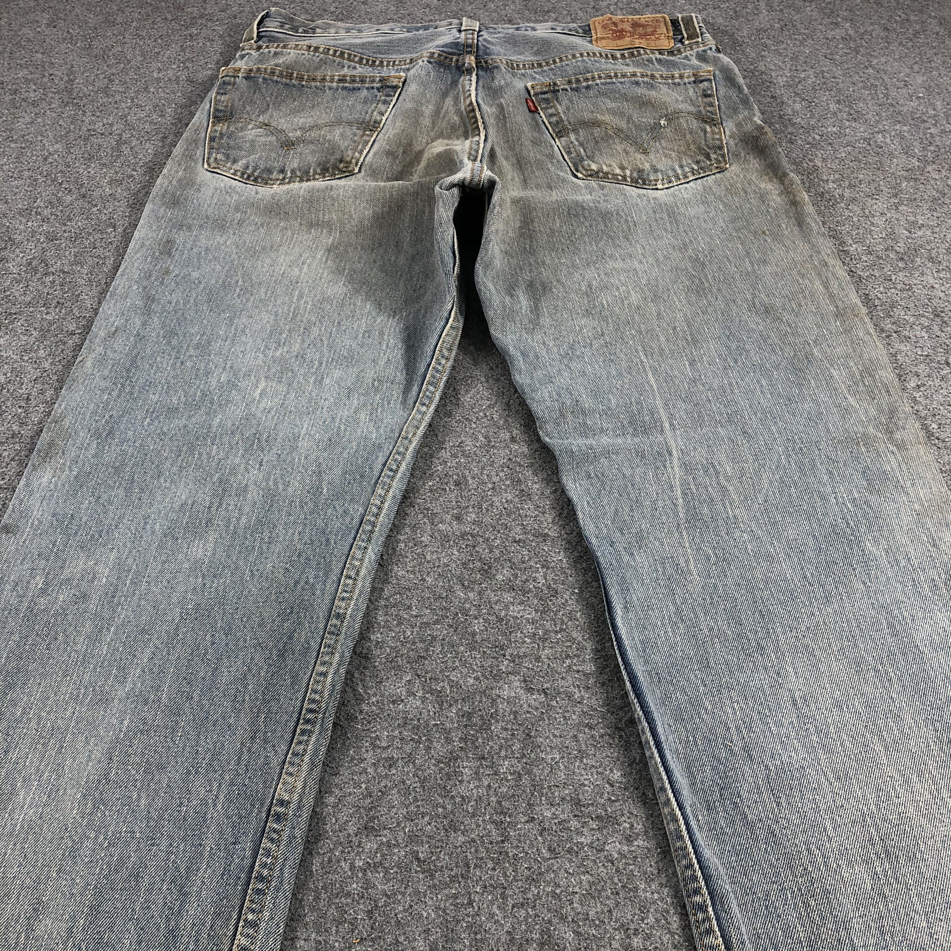 Levi's × Vintage Vintage Dirty Oil Levis 505 Jeans-JM1127 Size US 37 - 4 Thumbnail
