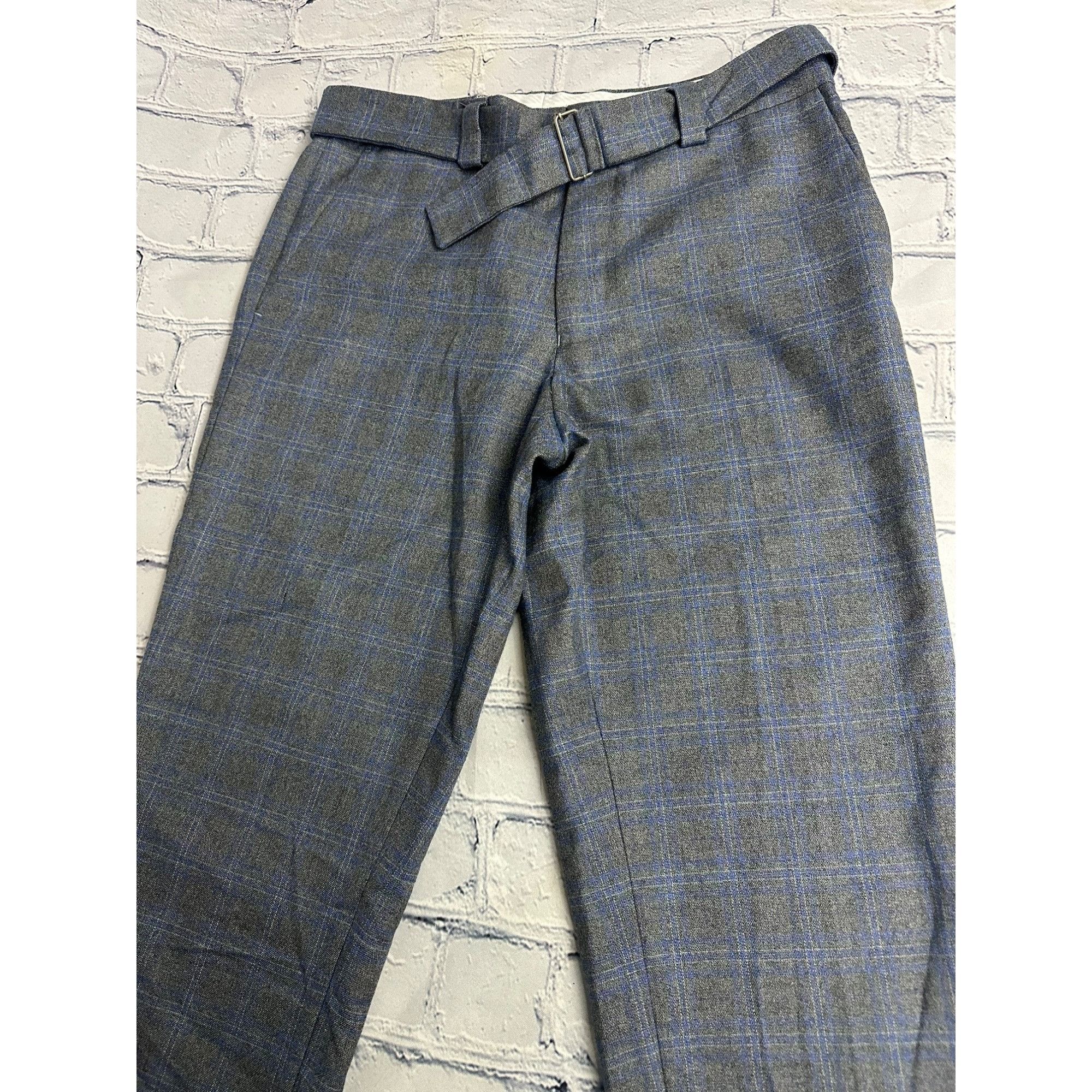 Topman Topman Pin Stripe Cropped Trousers Size US 30 / EU 46 - 2 Thumbnail
