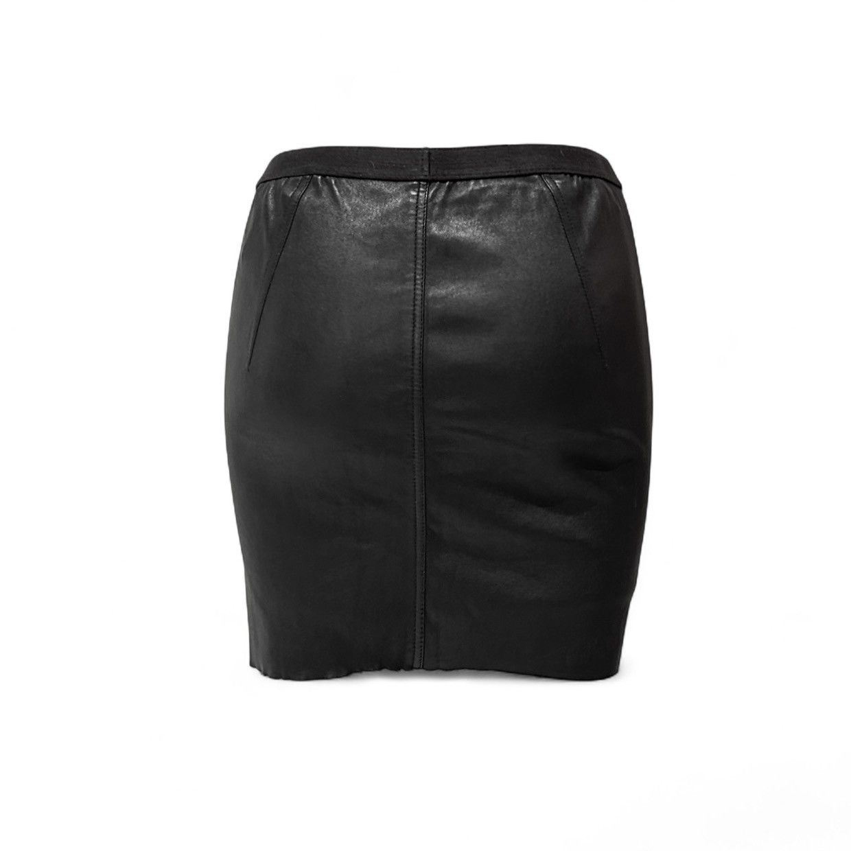 Rick Owens Rick Owens SS21 PHLEGETHON Leather Skirt Size 26" / US 2 / IT 38 - 3 Thumbnail