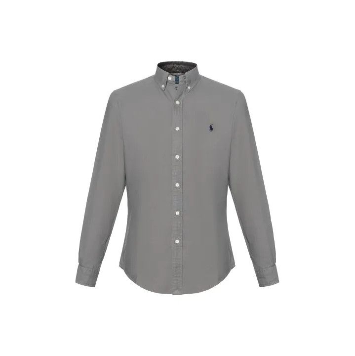 Polo Ralph Lauren Polo Ralph Lauren Men's Gray Logo Long Sleeve Shirt Size US L / EU 52-54 / 3 - 1 Thumbnail