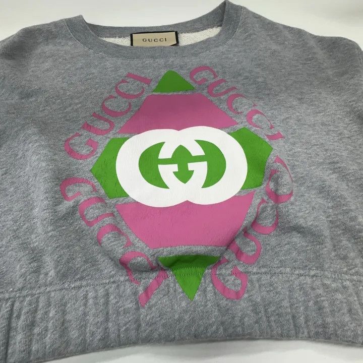 Gucci Gucci FW22 Logo Graphic Sweatshirt for Women-2507 Size XS / US 0-2 / IT 36-38 - 3 Thumbnail