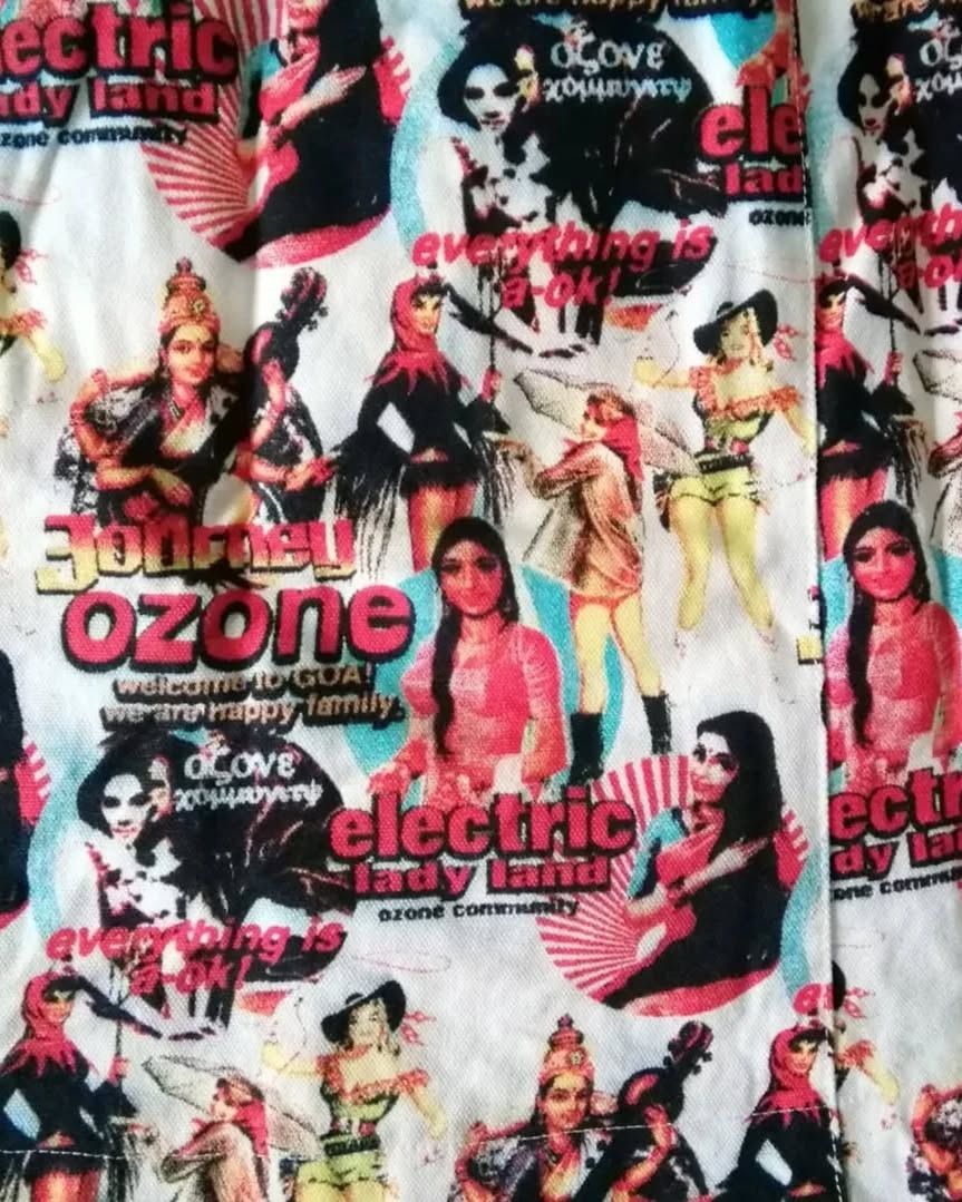 Hysteric Glamour Ozone Community Electric Lady Land Graphic Skrt Size 29" - 5 Thumbnail