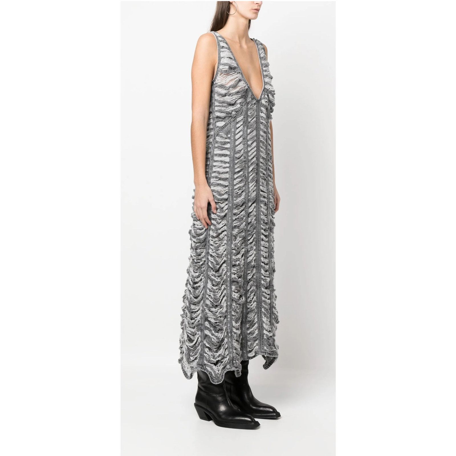 Diesel Diesel De-Arie-ads Distressed Denim Dress NWT Size Small Size S / US 4 / IT 40 - 3 Thumbnail