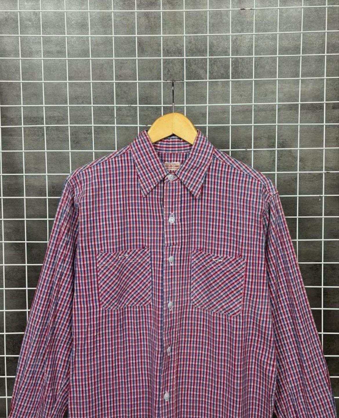 Sugar Cane × Toyo Enterprises Sugarcane Plaid Shirt Size US L / EU 52-54 / 3 - 2 Thumbnail