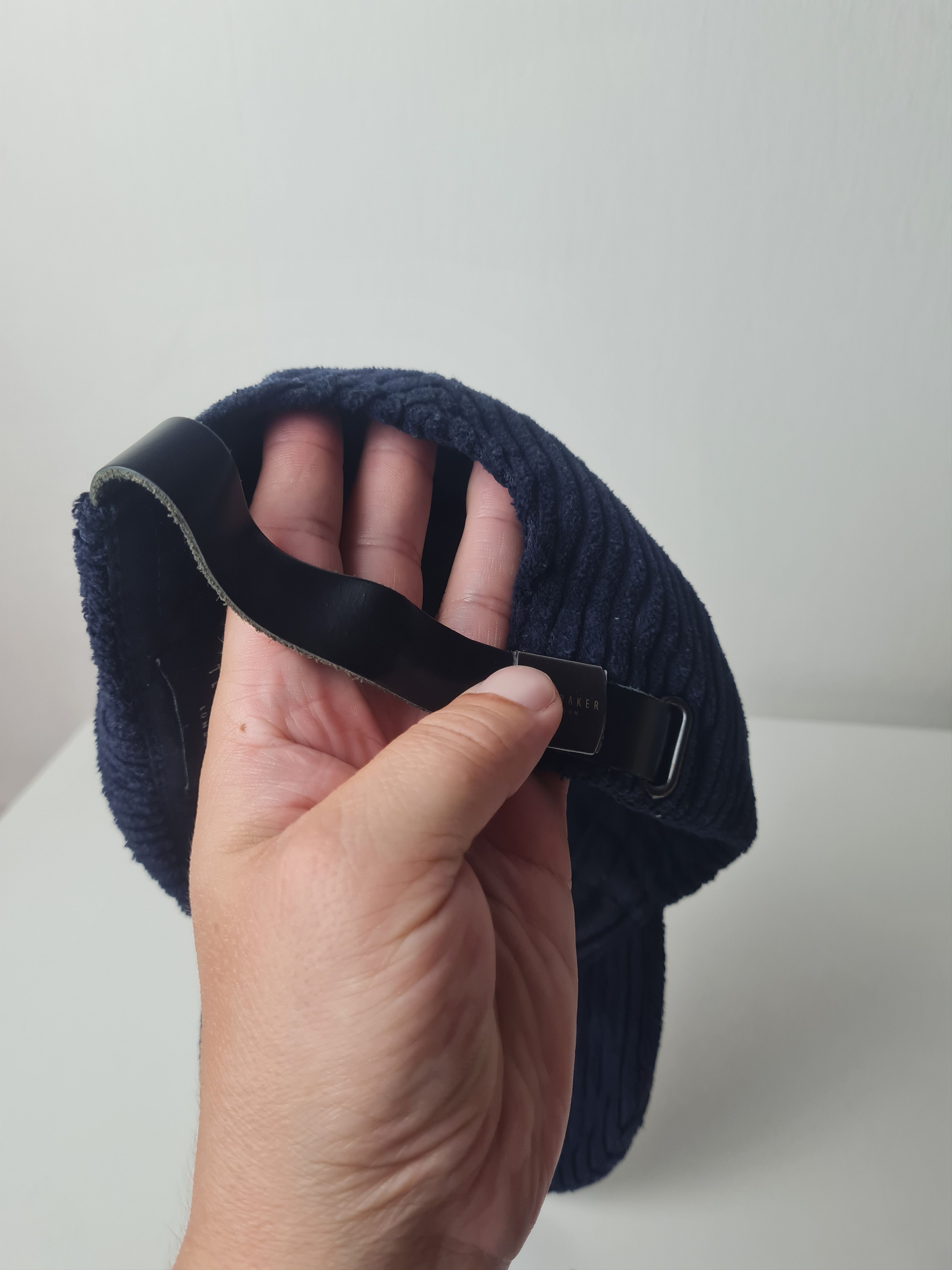 Ted Baker Ted Baker London Corduroy Baseball Cap Navy Hat Cord Cotton Size ONE SIZE - 11 Thumbnail