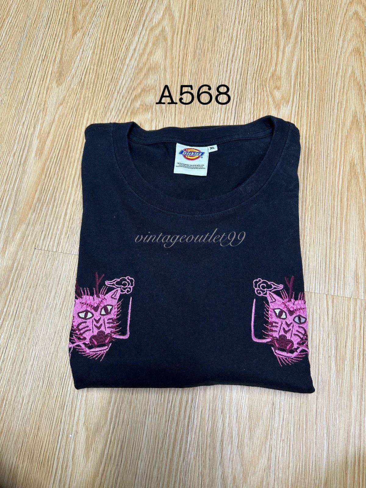 Dickies Dickies Sukajan Style Long Sleeve Tshirt A568 Size US XL / EU 56 / 4 - 14 Thumbnail