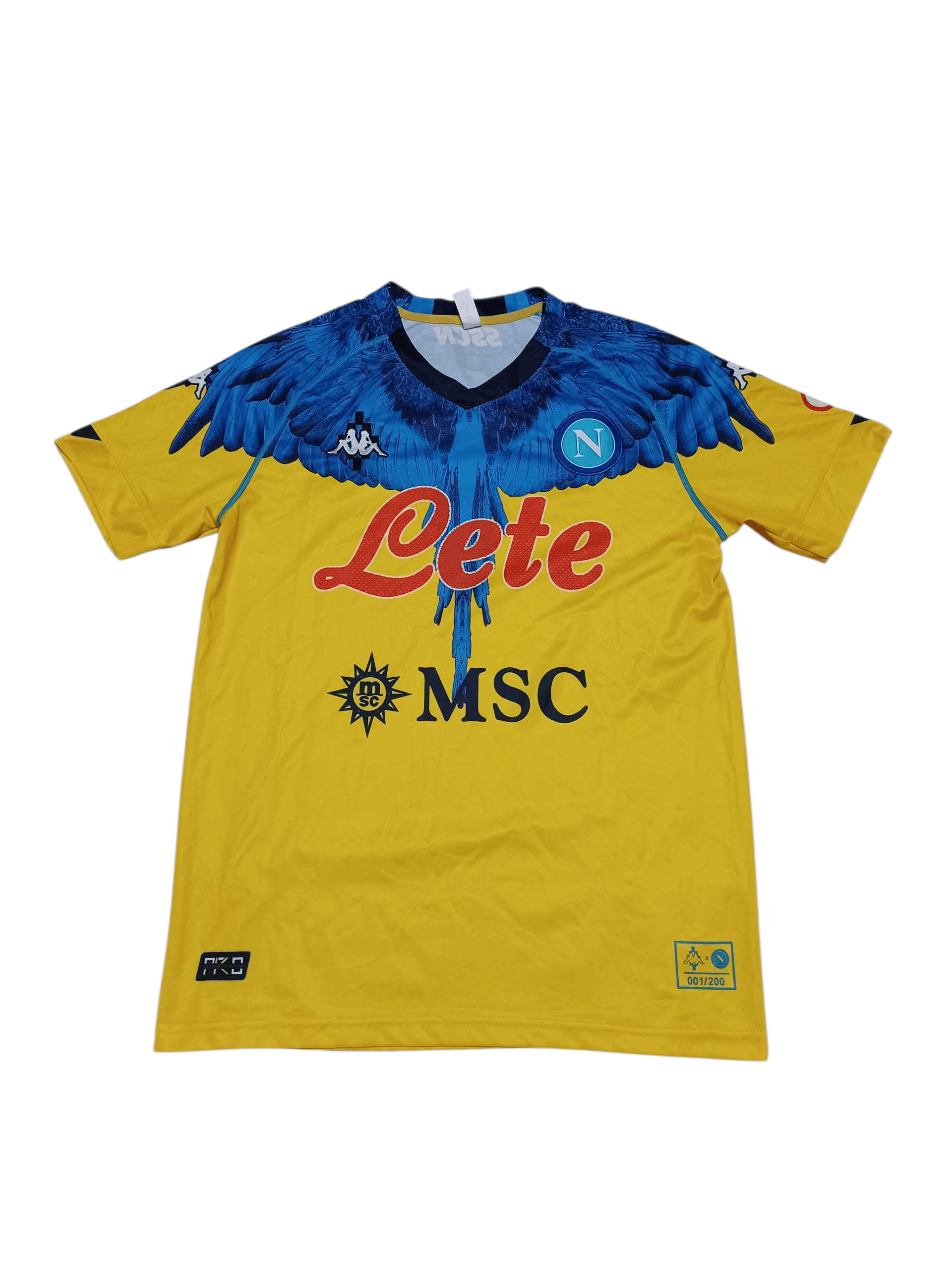Kappa NAPOLI KAPPA VINTAGE FIRE SOCCER JERSEY FOOTBALL ITALY BLOKE Size US M / EU 48-50 / 2 - 1 Thumbnail
