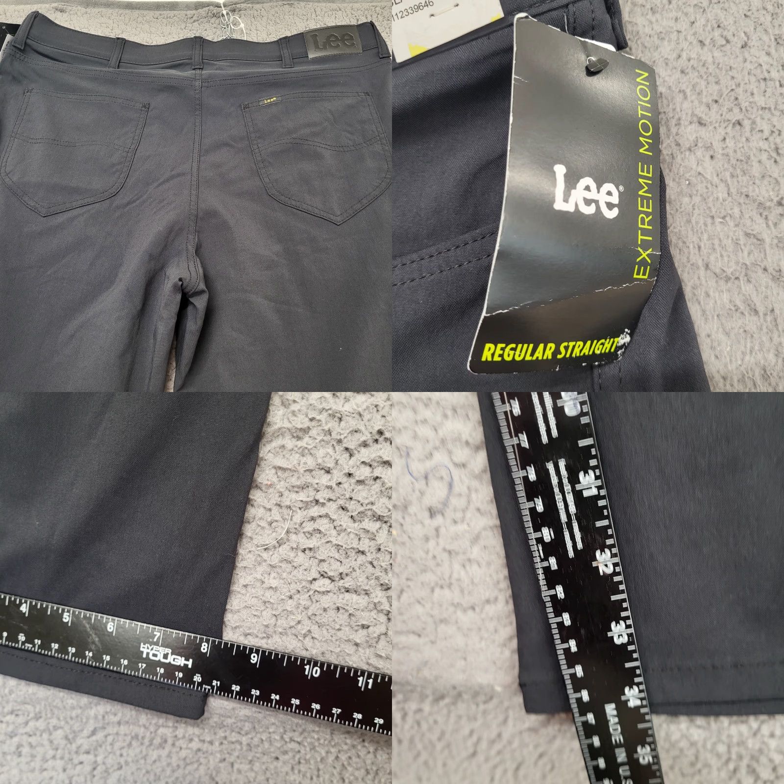 Lee **LEE Men's Regular Fit Straight Leg Pants Size 38 Black Wicking** User: **LEE Men's Black Regular Fit Straight Leg Pants Size 38 Wicking** Size US 38 / EU 54 - 8 Thumbnail