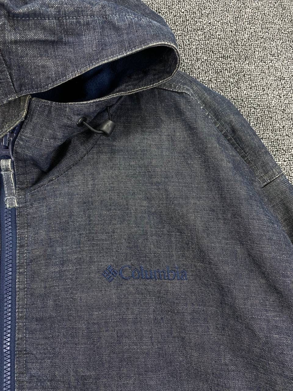 Columbia Vintage Columbia Hooded Zip Up Denim Jacket Size US XL / EU 56 / 4 - 6 Thumbnail