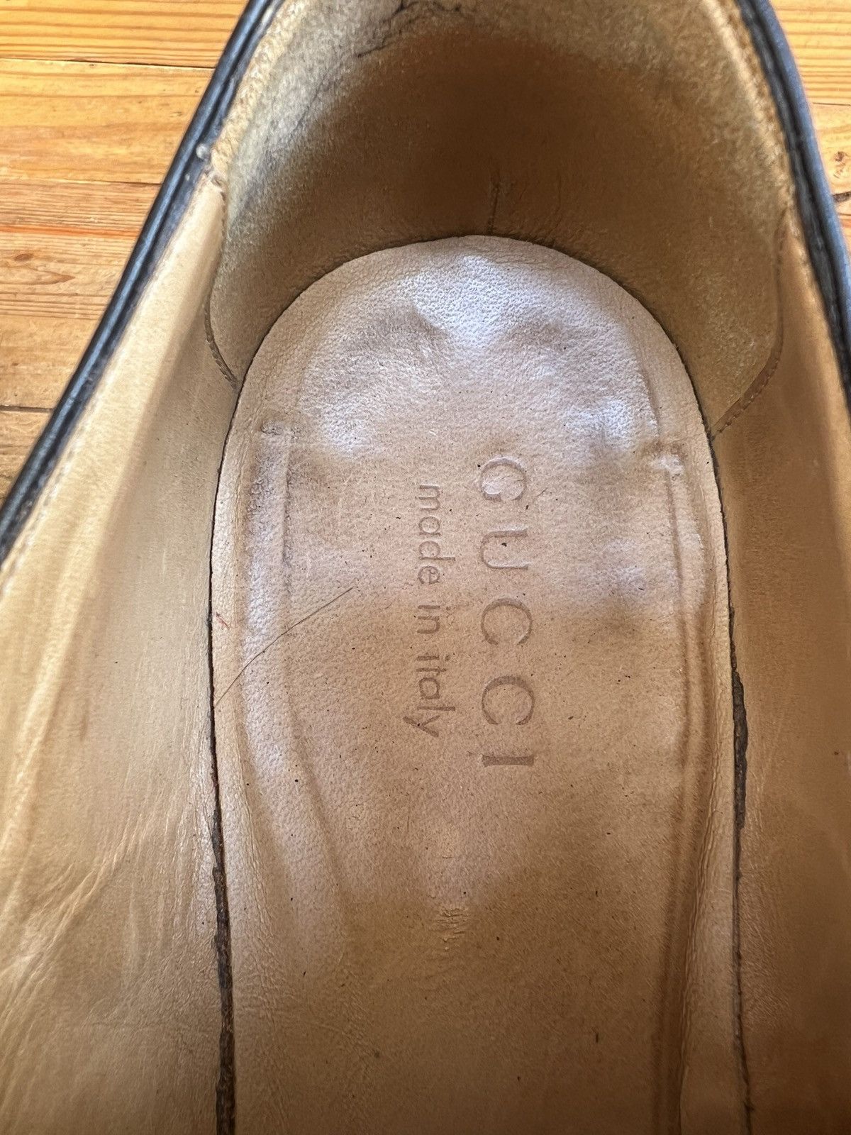 Gucci Gucci Black Leather Lace-up Perforated Cap Toe Dress Shoes Size US 8 / EU 41 - 18 Thumbnail