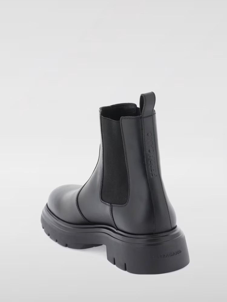 Salvatore Ferragamo o1y0426 Ankle Boots in Black Size US 8.5 / IT 38.5 - 2 Thumbnail