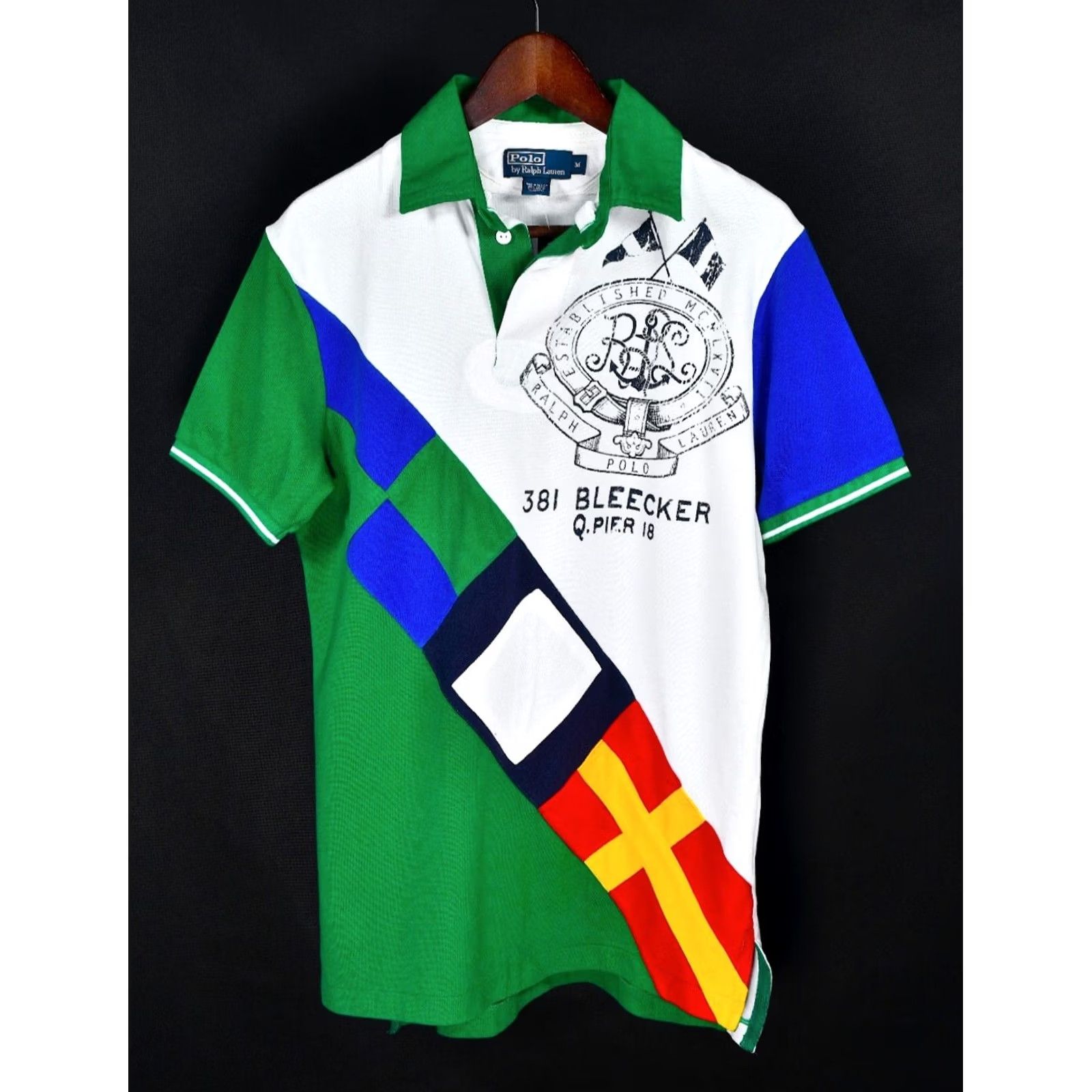 Polo Ralph Lauren Polo Ralph Lauren Shirt Mens M Chest 57cm 22.44in Back Length 78cm 30.71in Multicolor Cotton Short Sleeve Polo Shirt Size US M / EU 48-50 / 2 - 3 Thumbnail