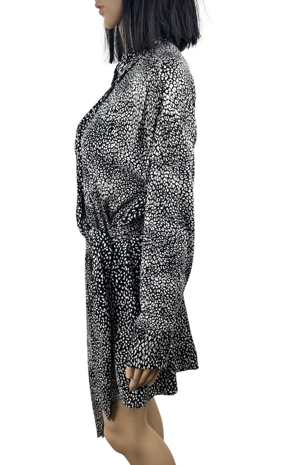 Alice + Olivia Alice + Olivia Cupro Shirt Dress Wrap Dress Belted size S Size S / US 4 / IT 40 - 7 Thumbnail