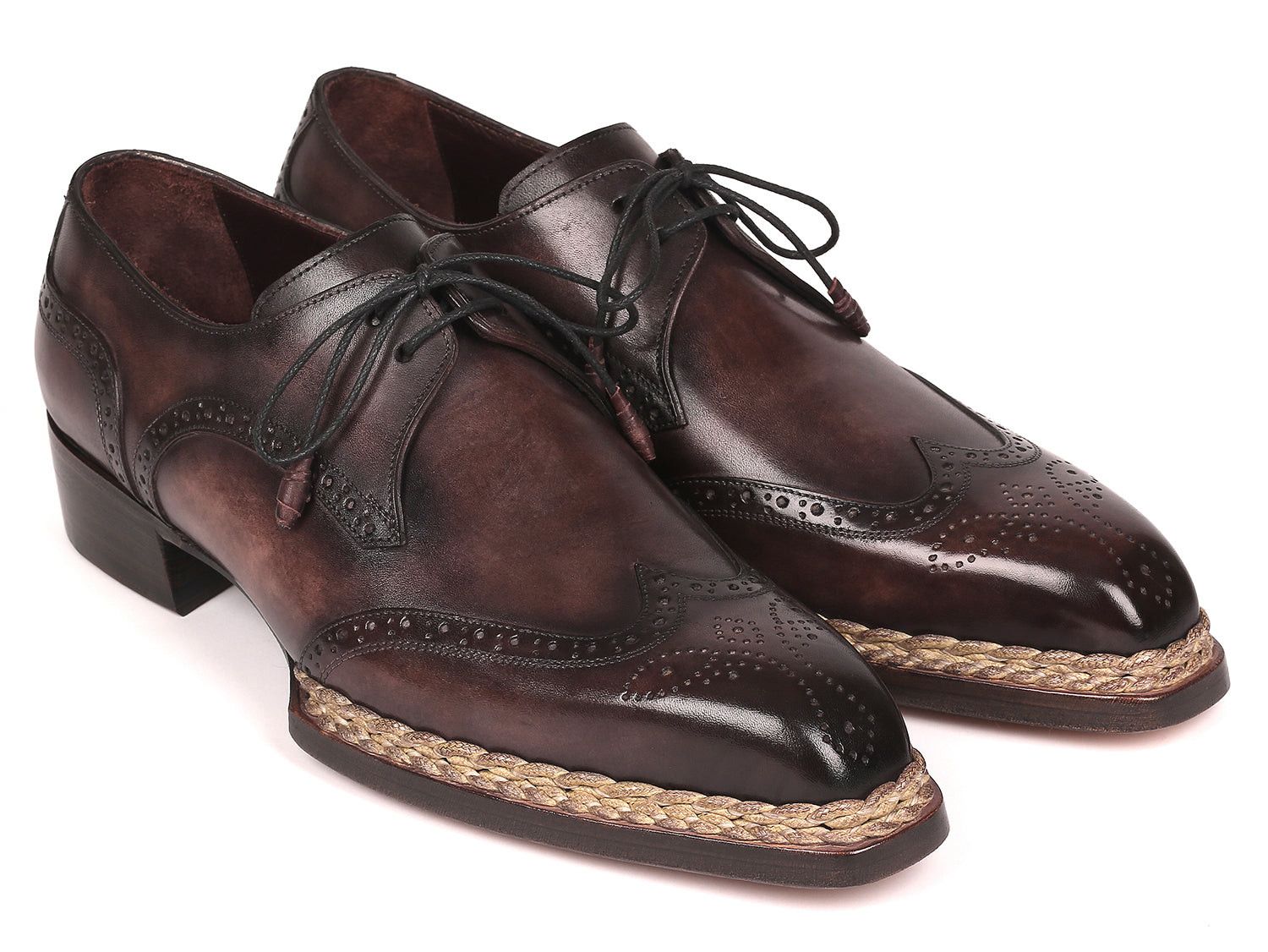 Handmade Handmade Norwegian Welted Wingtip Derby Shoes Bronze Size US 10 / EU 43 - 6 Thumbnail