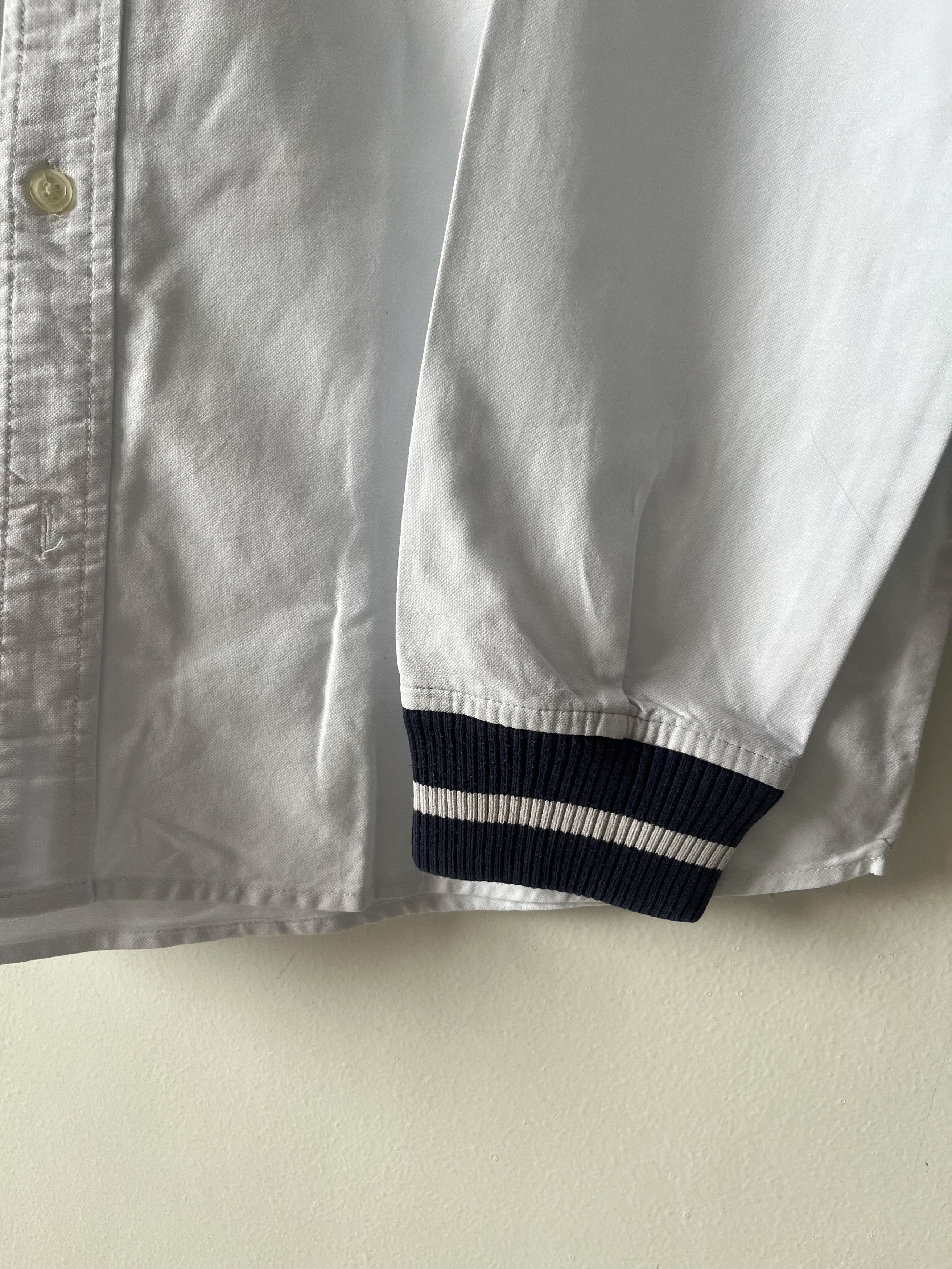 Carhartt Wip Carhartt WIP Oxford Rib White Shirt Size US M / EU 48-50 / 2 - 2 Thumbnail