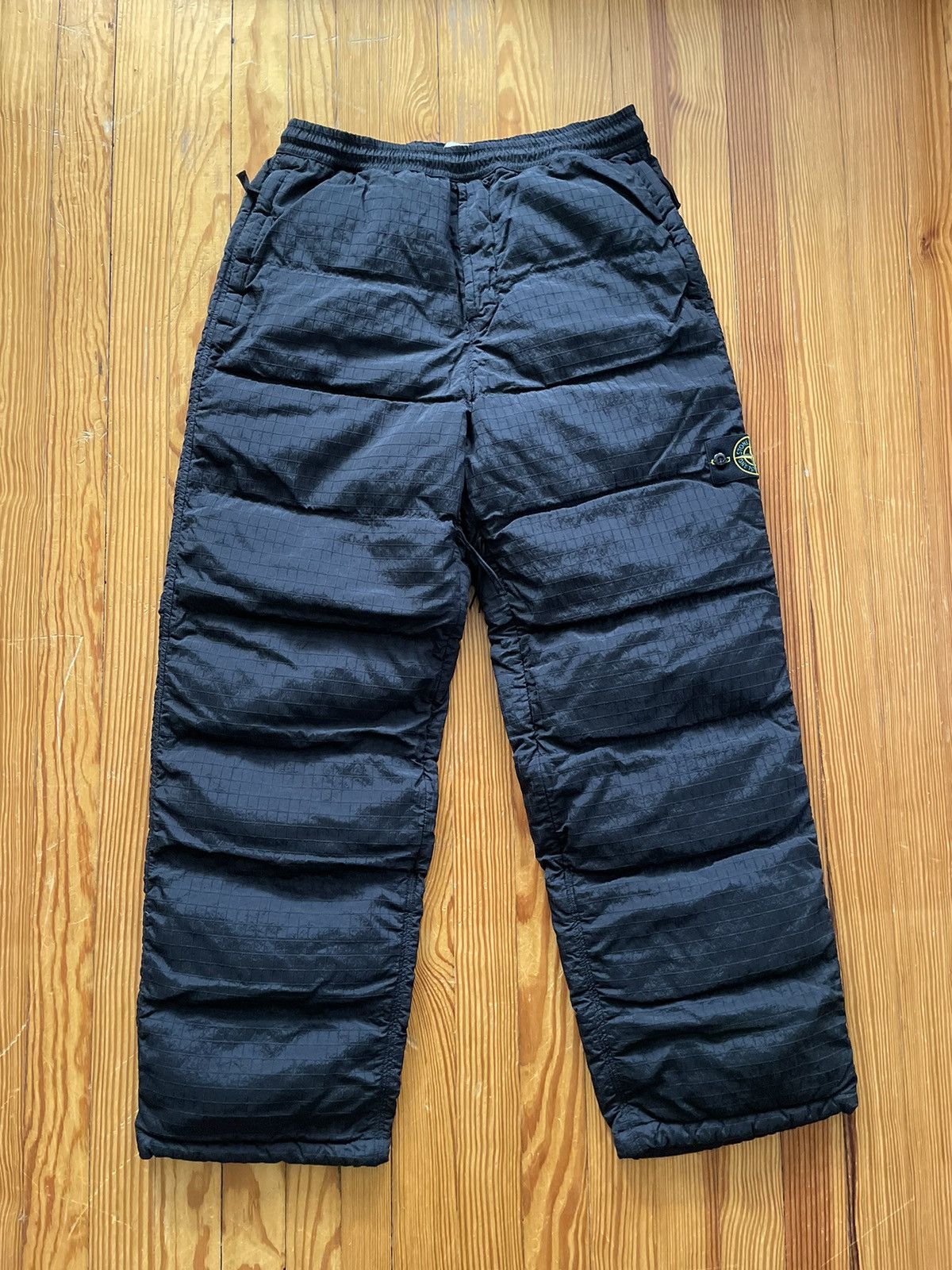 Stone Island Stone Island Macro Nylon Metal Ripstop Down Pants  