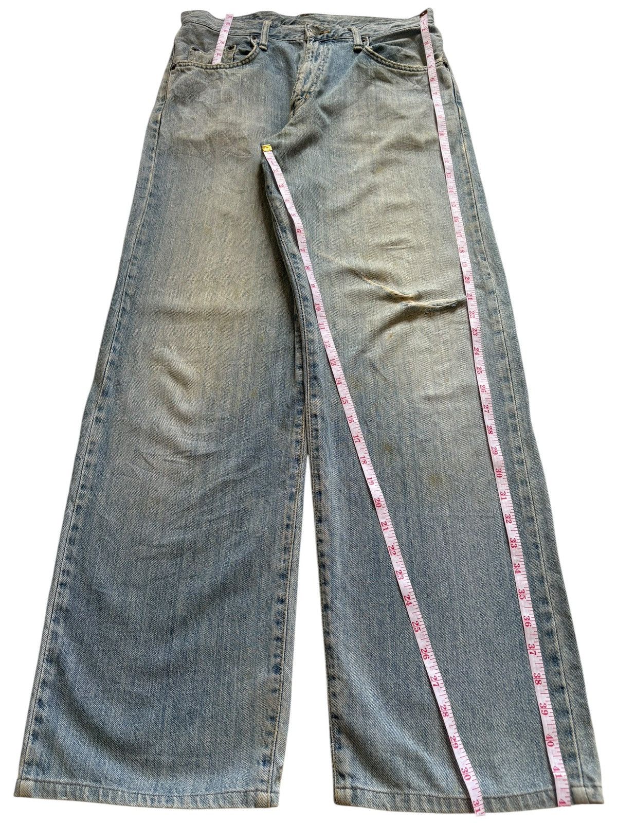 Edwin Vintage Edwin Mud Wash Distressed Baggy Jeans Size US 31 - 13 Thumbnail