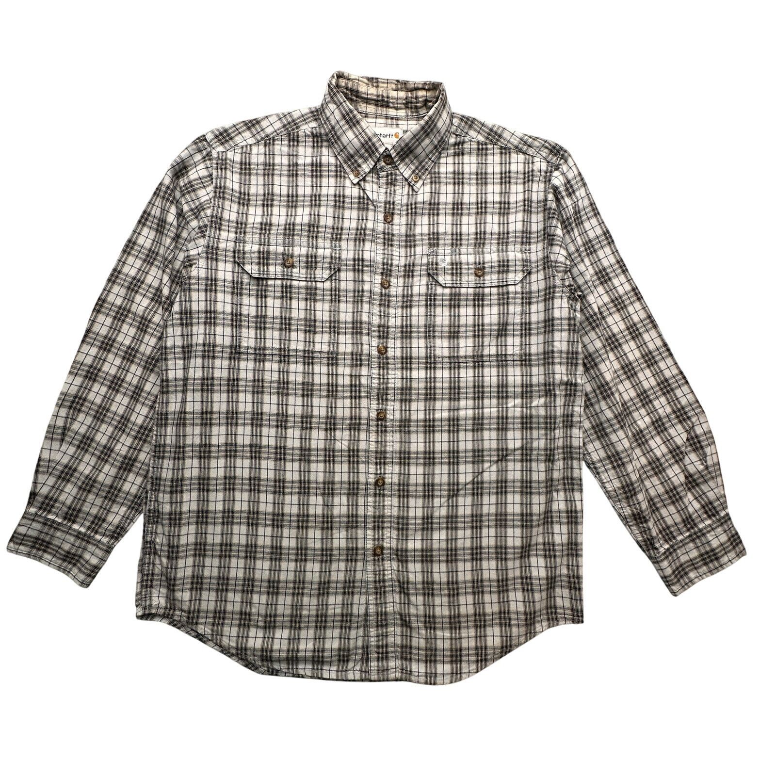 Carhartt Carhartt Plaid Long Sleeve Button Up Shirt Mens Large Green Size US L / EU 52-54 / 3 - 1 Thumbnail