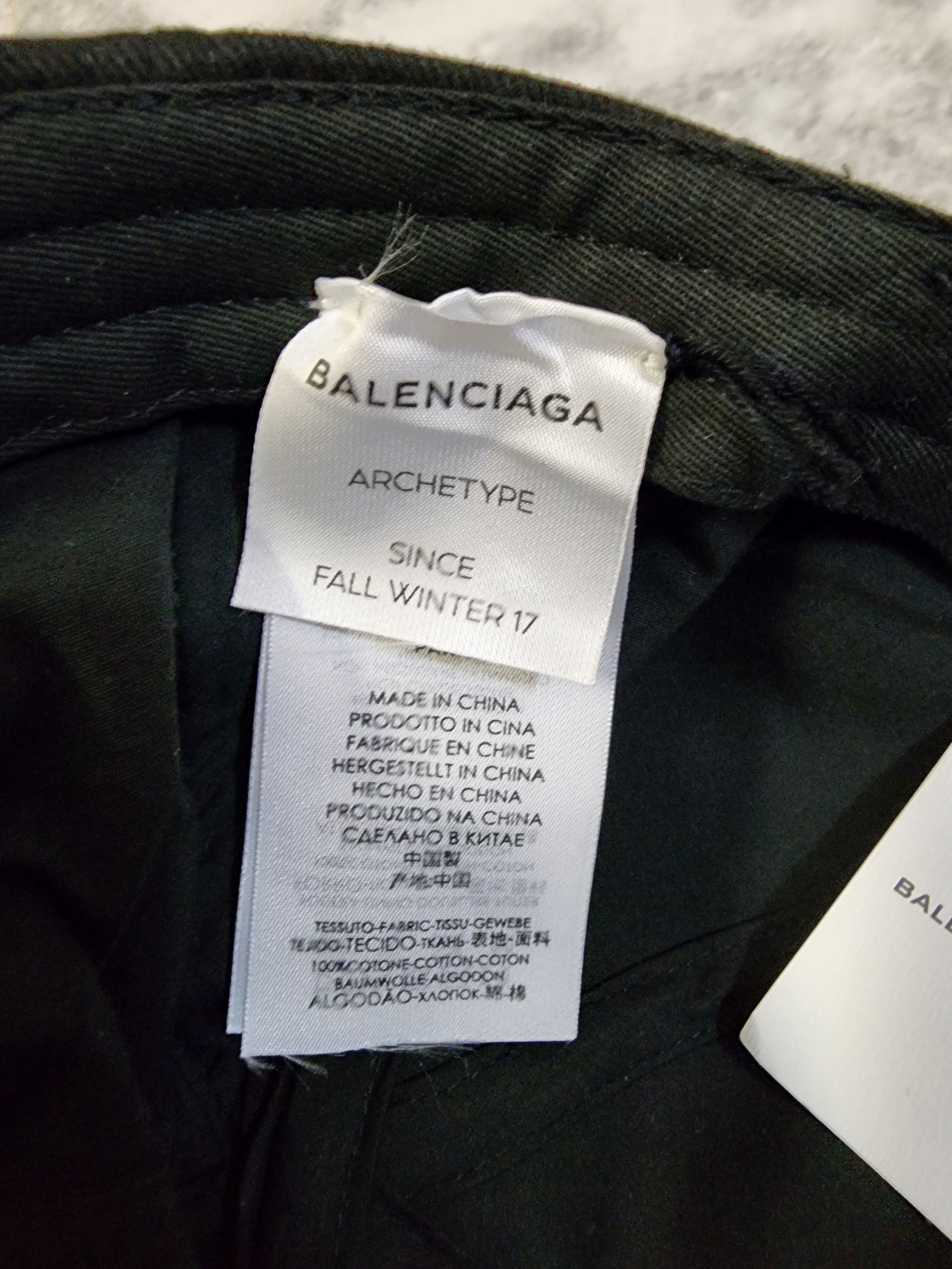 Balenciaga Political Campaign Cap Size ONE SIZE - 9 Thumbnail