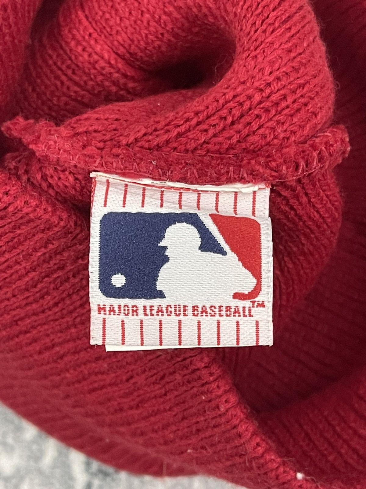 MLB New York Yankees MLB Red Knit Beanie Hat - NY Logo Size ONE SIZE - 5 Thumbnail