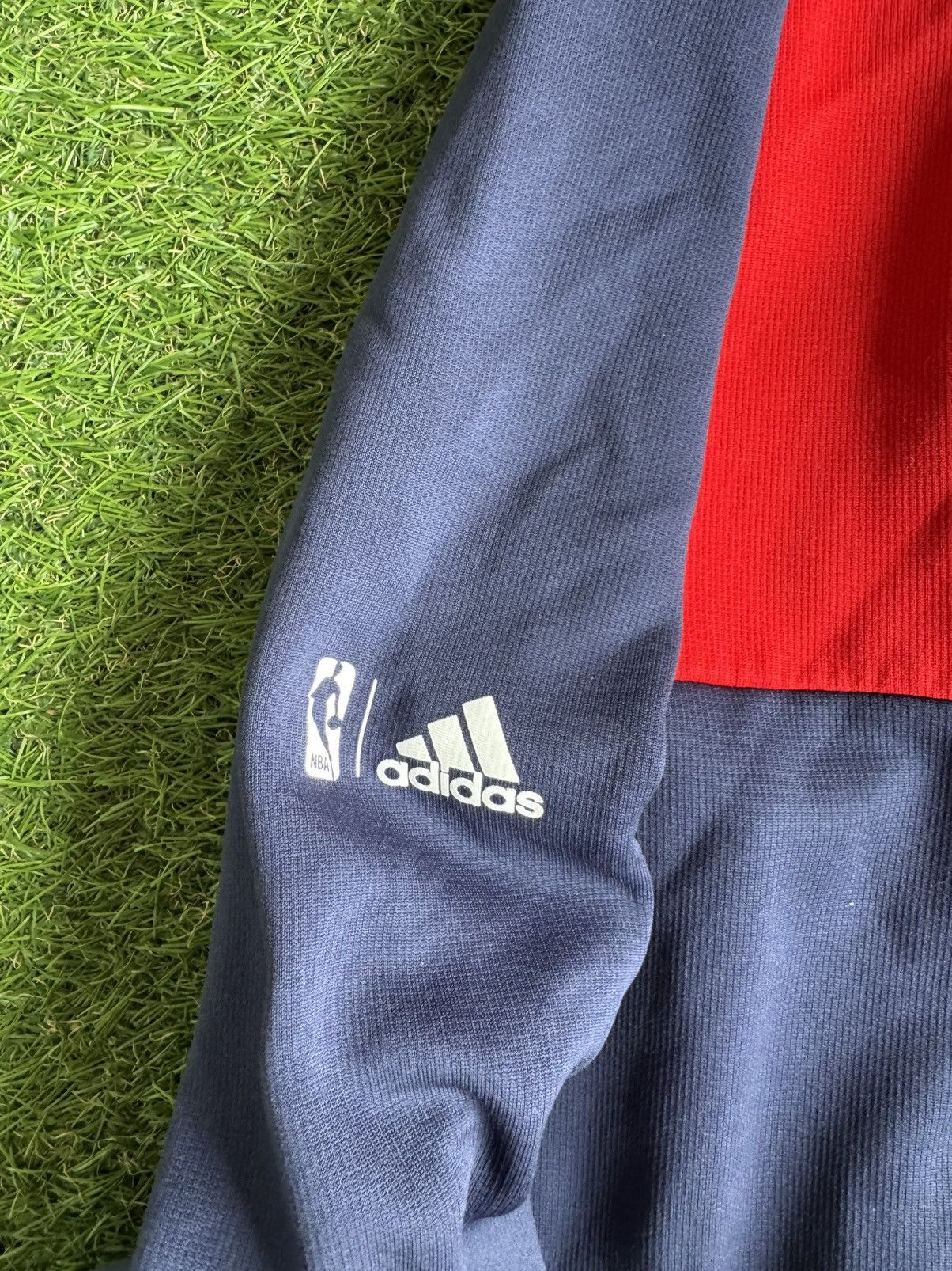 Adidas NBA Washington Wizards navy blue jacket (USED) Size US L / EU 52-54 / 3 - 3 Thumbnail