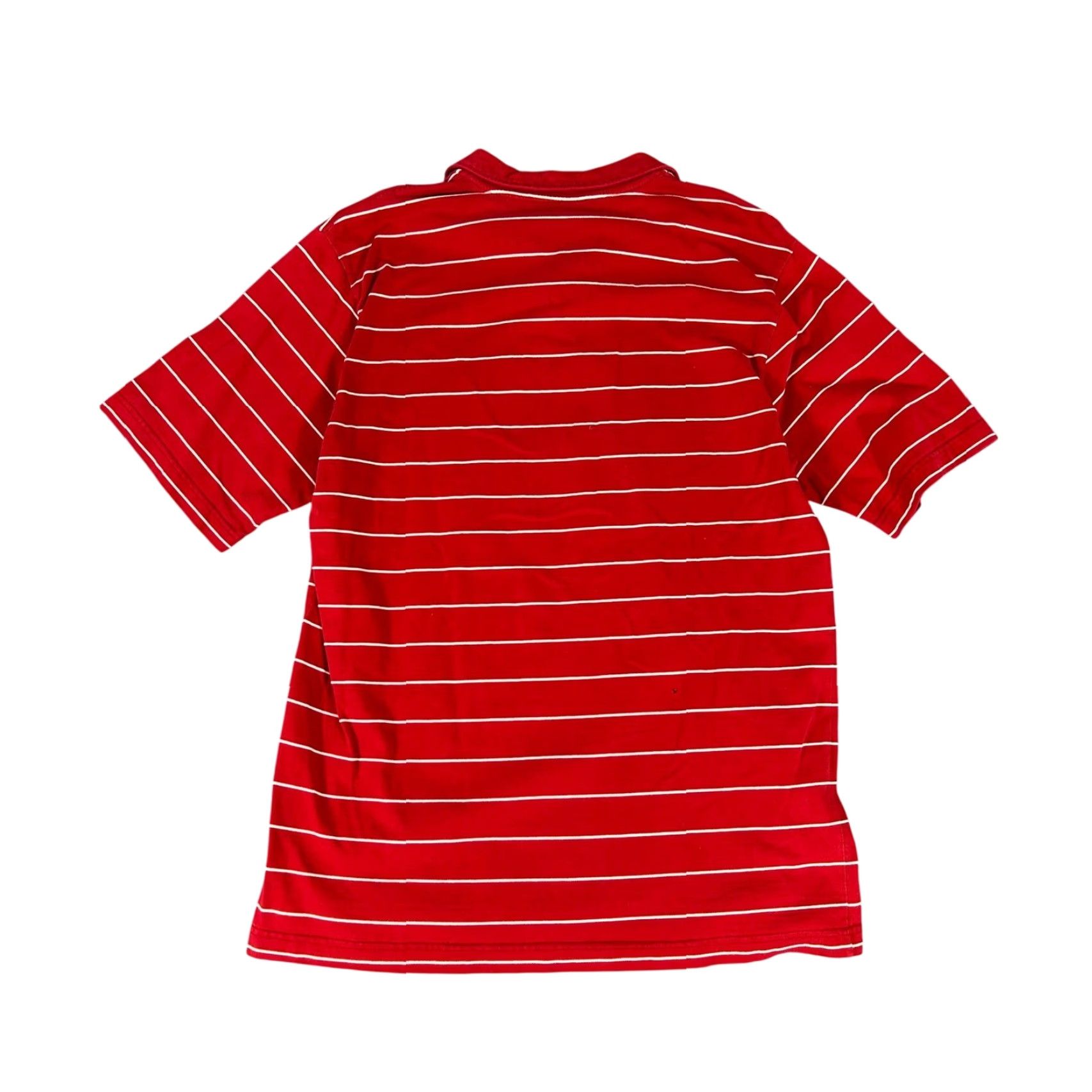 Vintage VINTAGE Bullhead Brand Red Striped Polo Shirt Mens XL Cotton Short Sleeve Size US XL / EU 56 / 4 - 2 Thumbnail