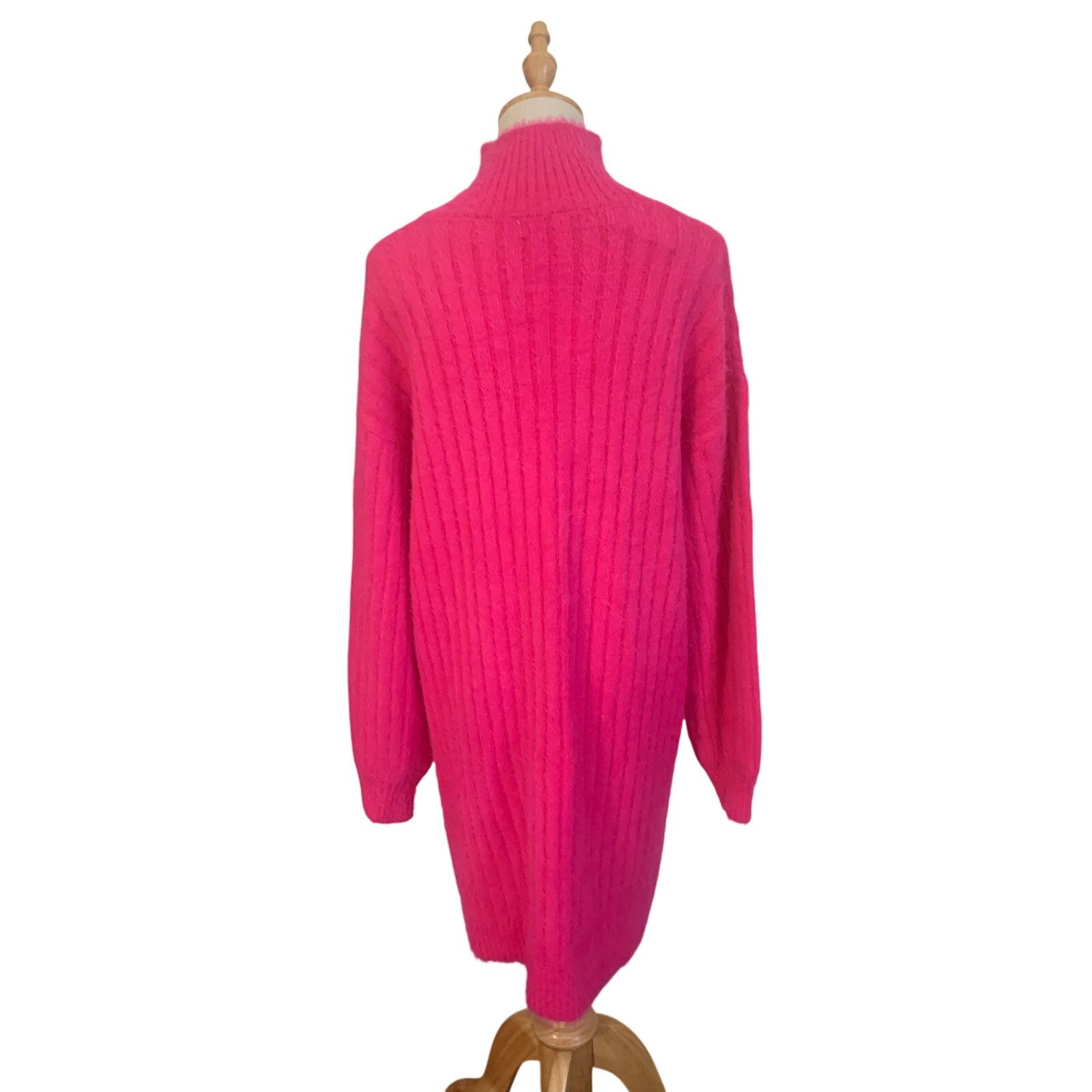 Anthropologie NWT Anthropologie Flat White Turtleneck Sweater Dress Size L / US 10 / IT 46 - 5 Thumbnail