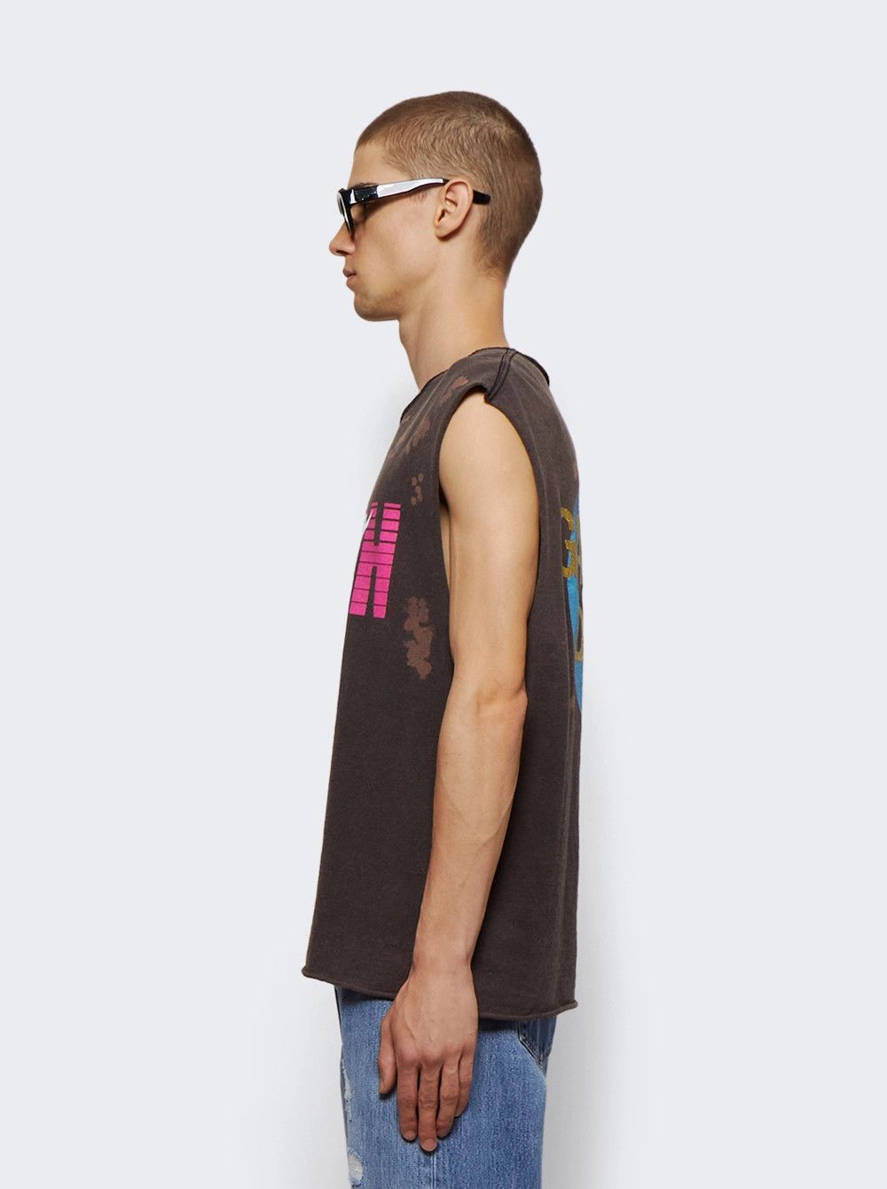 Gallery Dept. o1gr1nt0526 Muscle Beach T-Shirt in Black Size US L / EU 52-54 / 3 - 3 Thumbnail