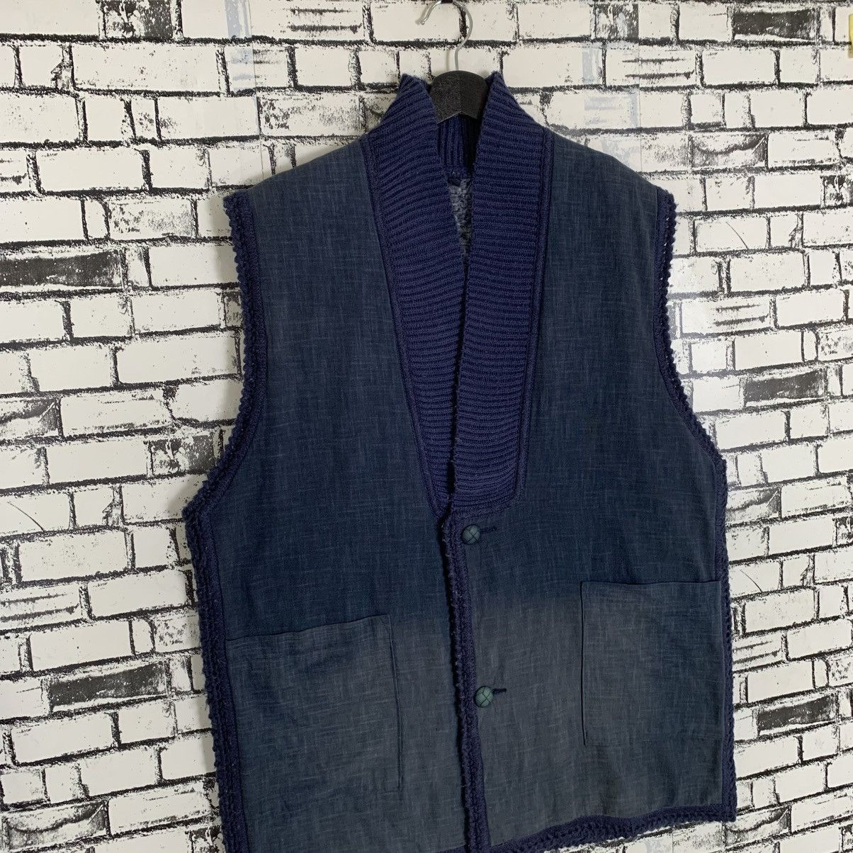 Japanese Brand × Vintage Classic Script Noren Japanese Cotton Quilting Coat Size US M / EU 48-50 / 2 - 3 Thumbnail