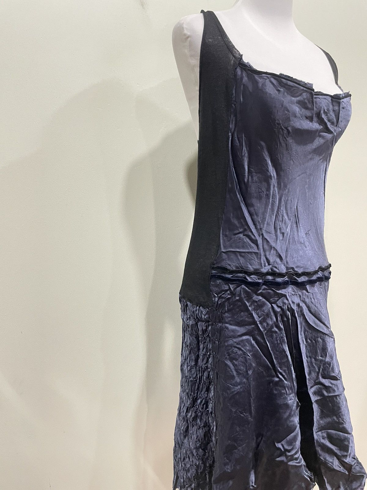 Japanese Brand × Sacai × Vintage Sacai Two Tone Dress Size XS / US 0-2 / IT 36-38 - 3 Thumbnail