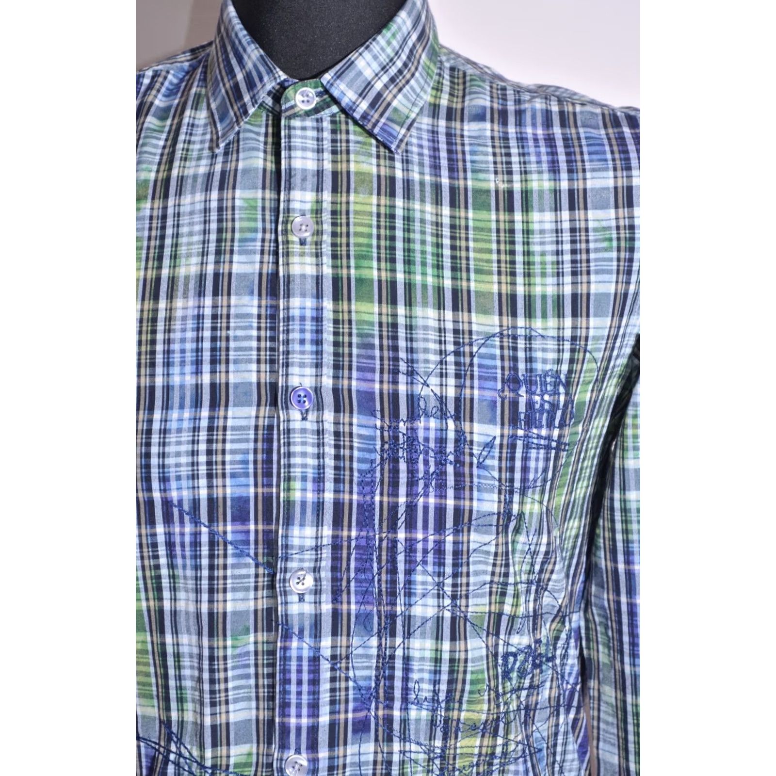 Desigual Desigual Multicolored Long Sleeve Shirt S Men Button-Up Shirt Size US S / EU 44-46 / 1 - 4 Thumbnail