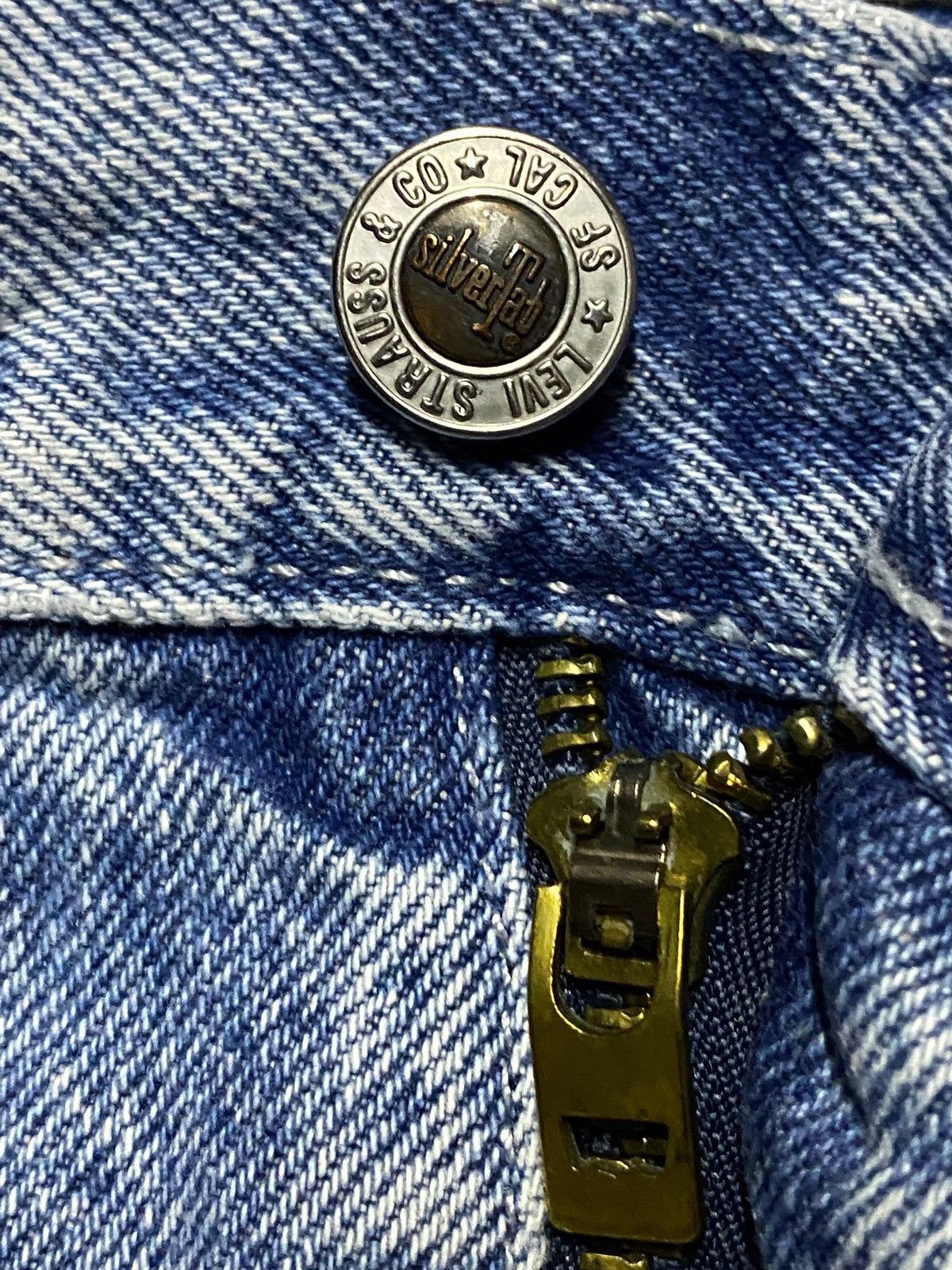 Levi's Vintage Levis Silver Tab Light Wash Baggy Carpenter Jeans Size US 36 / EU 52 - 8 Thumbnail