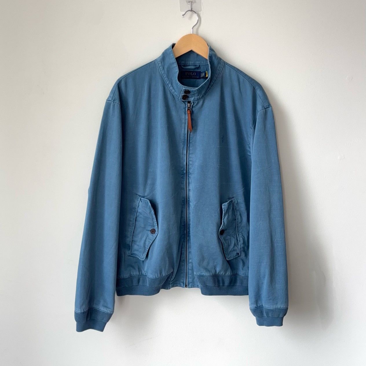 Polo Ralph Lauren Montauk Chino Jacket Garment Dyed Bomber Windbreaker Size US XL / EU 56 / 4 - 2 Thumbnail