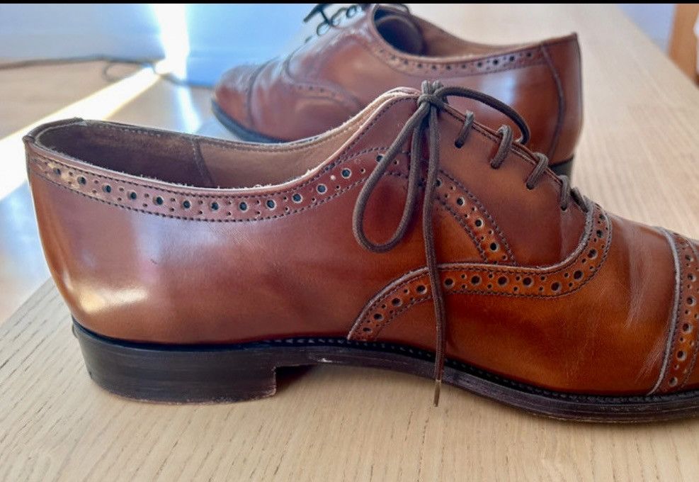 Other Regent Made in England Leather Brogue Shoes EU42.5 Size US 9 / EU 42 - 4 Thumbnail