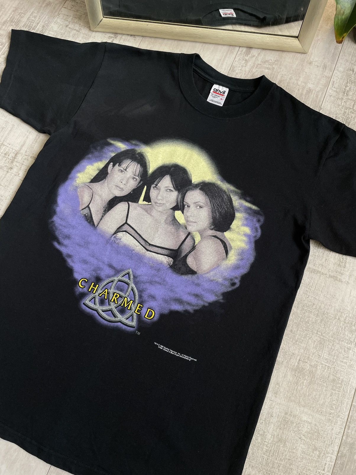 Vintage ❗️RARE❗️1999 Charmed TV Movie Promo T-Shirt Vintage Size US L / EU 52-54 / 3 - 3 Thumbnail