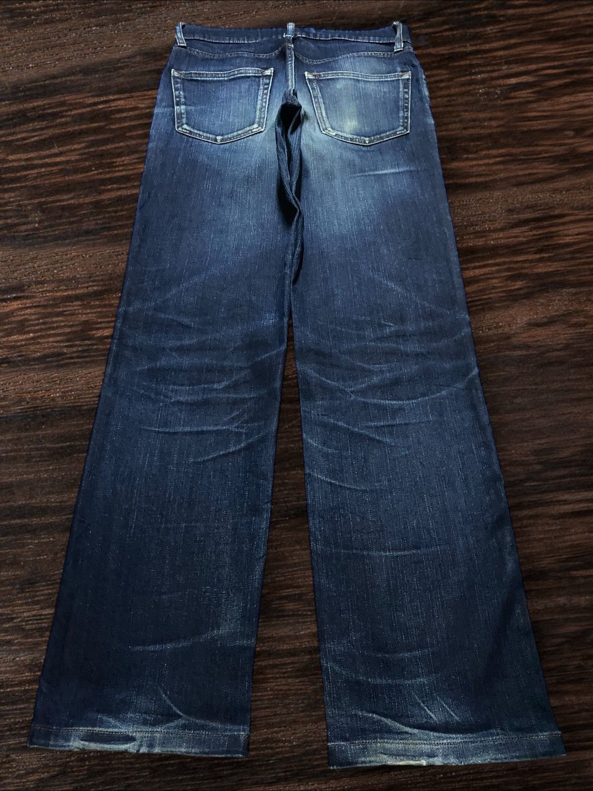 Jun Takahashi Vintage Japanese Brand Uniqlo Fade Wash Distressed Slim Jean Size US 30 / EU 46 - 2 Thumbnail