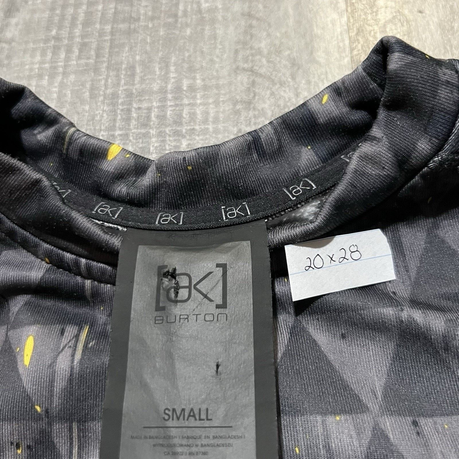 Burton Burton AK Mak Piston Crew Grey Ski Snowboard Chest Pocket S Size US S / EU 44-46 / 1 - 5 Thumbnail