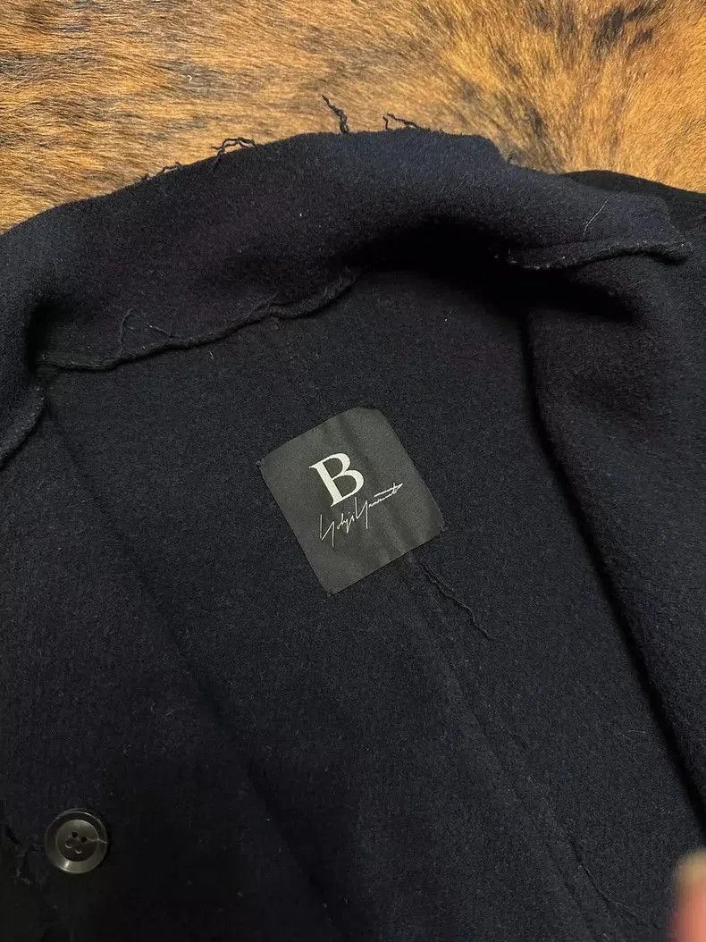 Yohji Yamamoto Yohji Yamamoto Long Wool Coat Black Blue Size US M / EU 48-50 / 2 - 3 Thumbnail