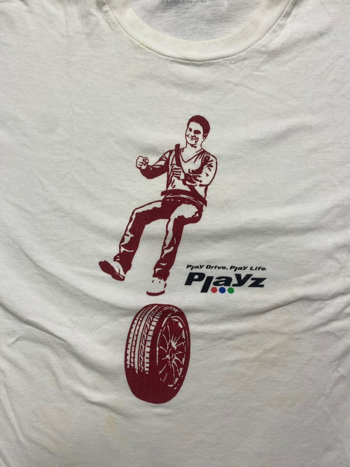 Vintage VINTAGE BRIDGESTONE PLAYZ PLAY DRIVE PLAY LIFE TEE Size US S / EU 44-46 / 1 - 8 Thumbnail